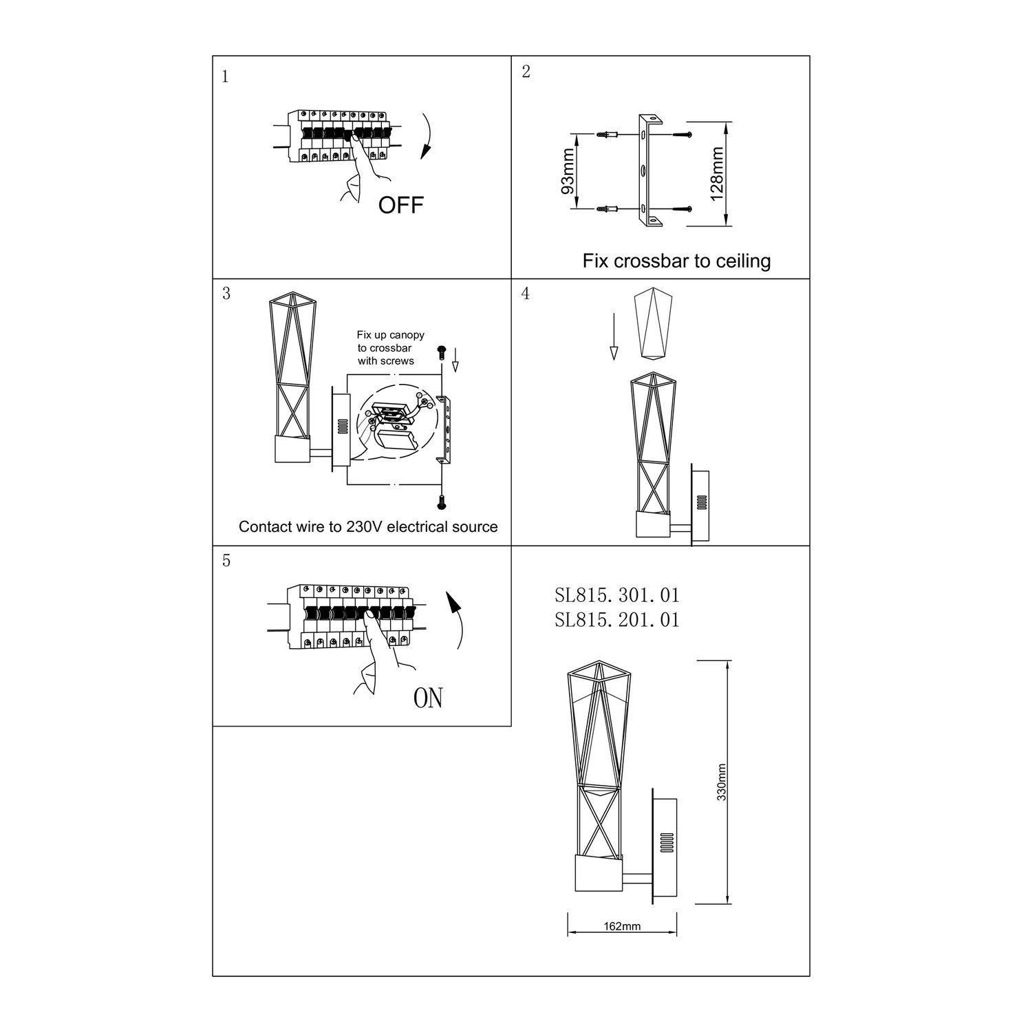 Картинка Настенный светильник ST Luce Progetto SL815.201.01