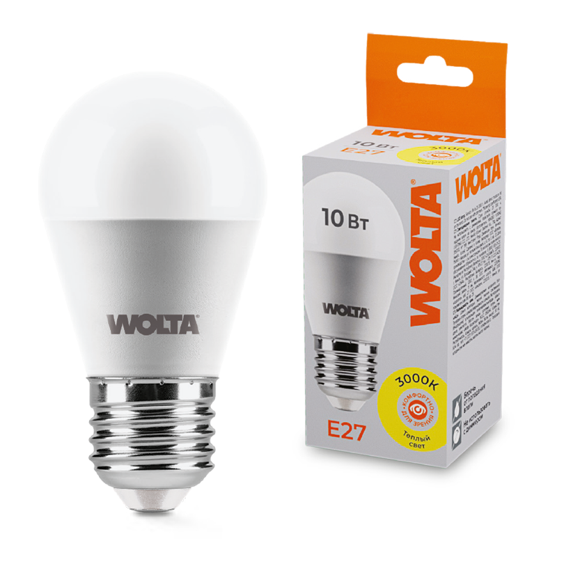 Картинка Лампа LED WOLTA 25Y45GL10E27