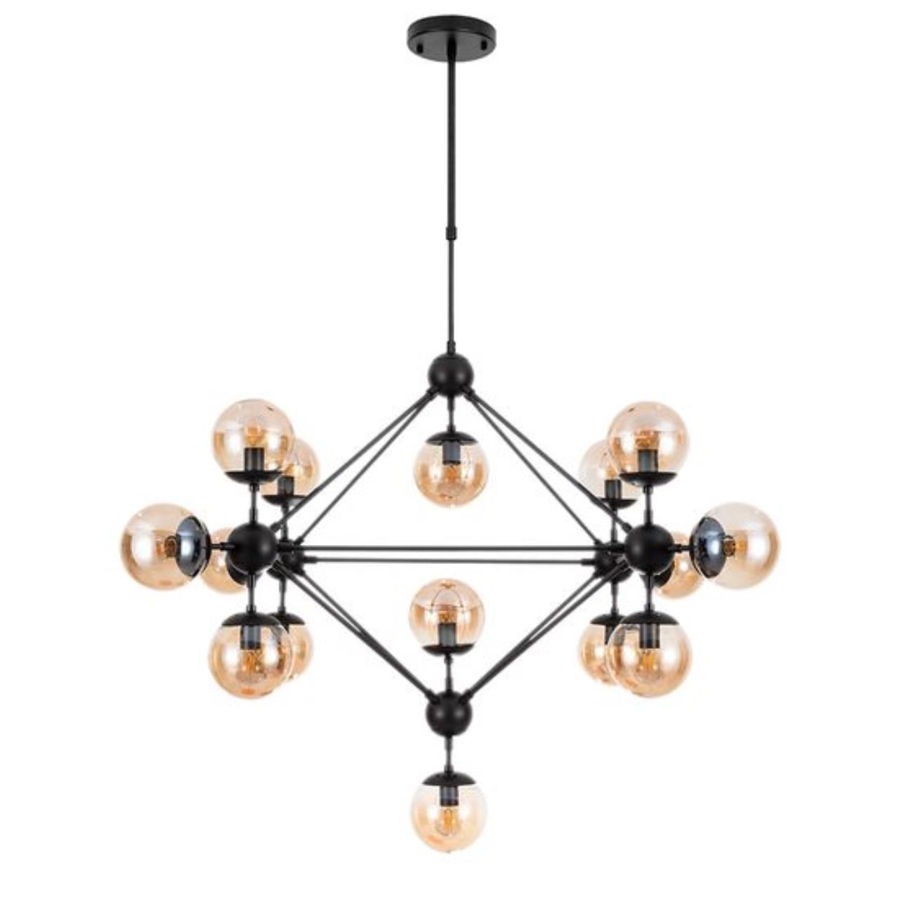 Картинка Подвесной светильник Arte Lamp Bolla A1664SP-15BK
