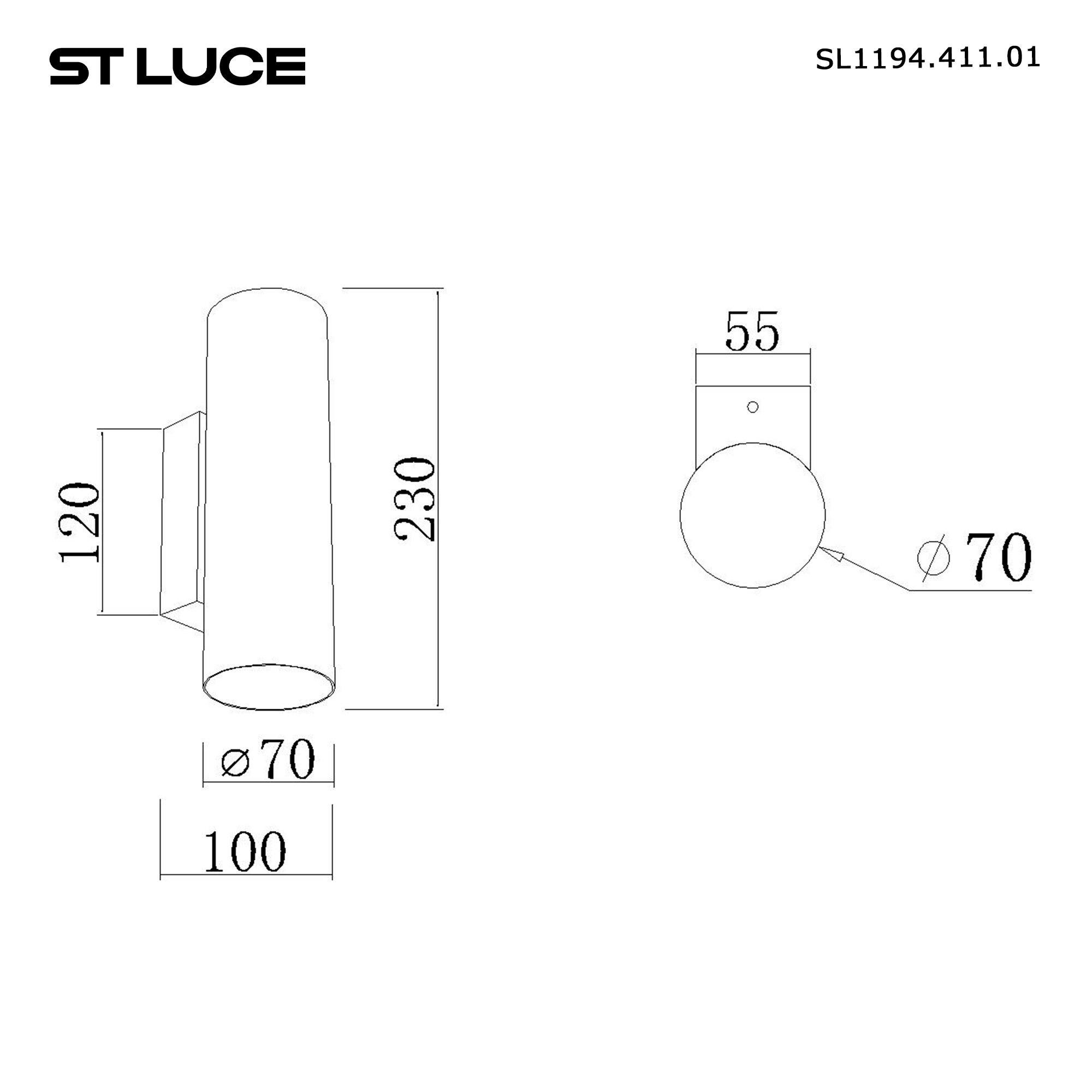 Картинка SL1194.411.01 Светильник настенный ST-Luce EARTHY