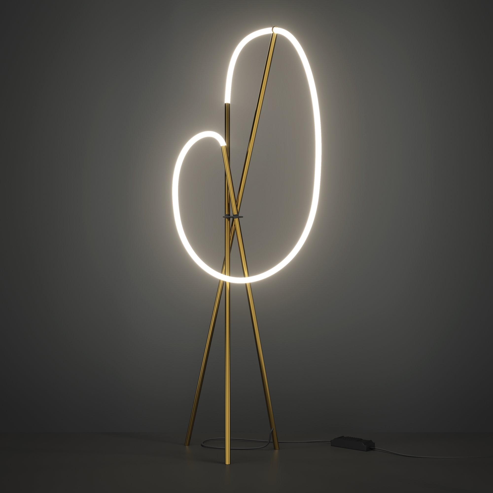 Картинка Напольный светильник (торшер) Maytoni MOD369FL-L36BS3K