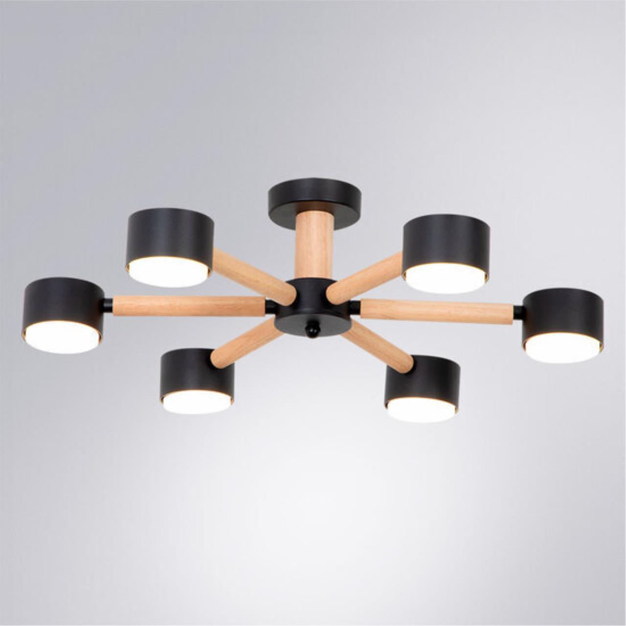 Картинка Потолочная люстра Arte Lamp TENDA A1624PL-6BK