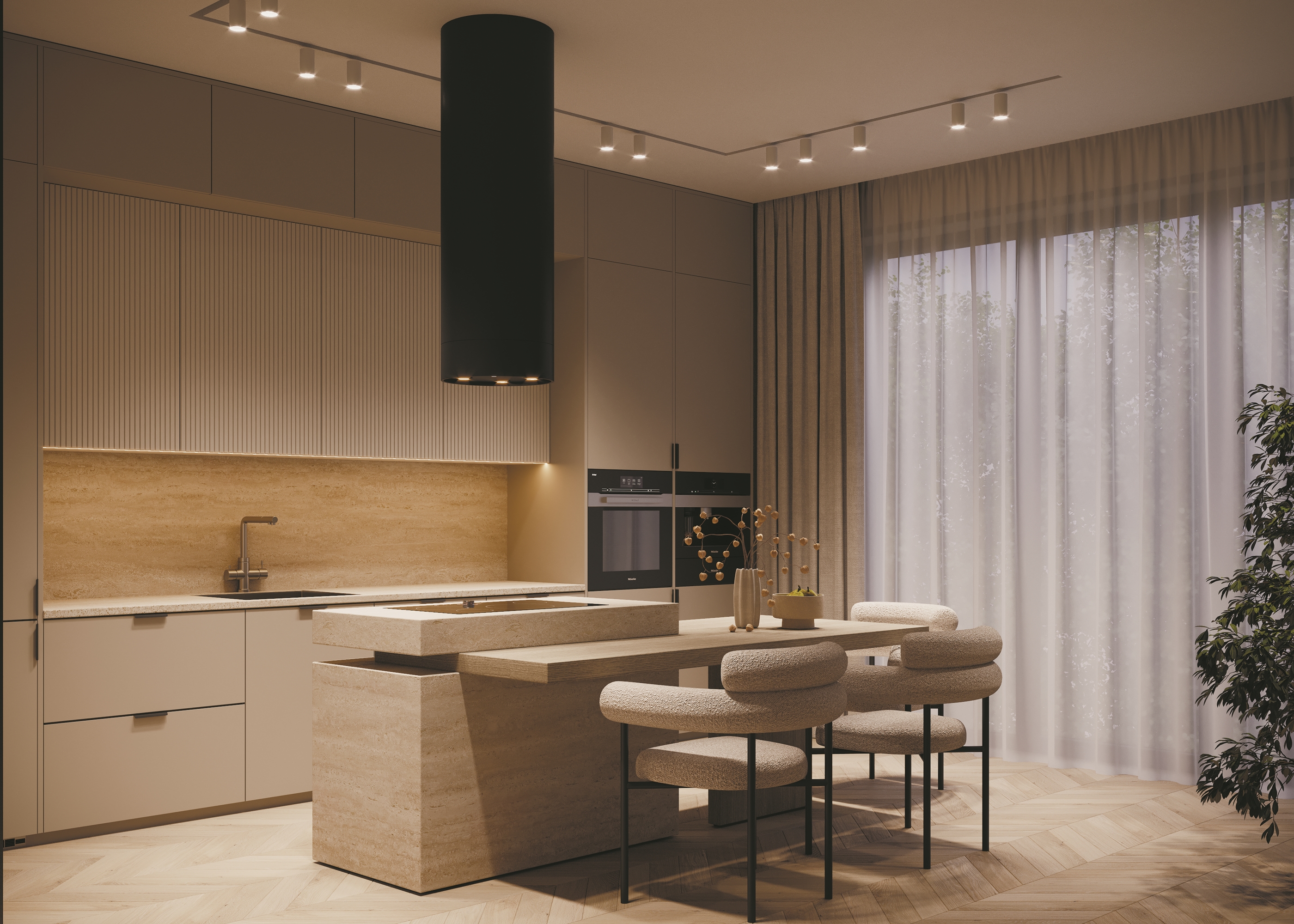 Картинка Трековый светильник Technical TR089-1-GU10-BB