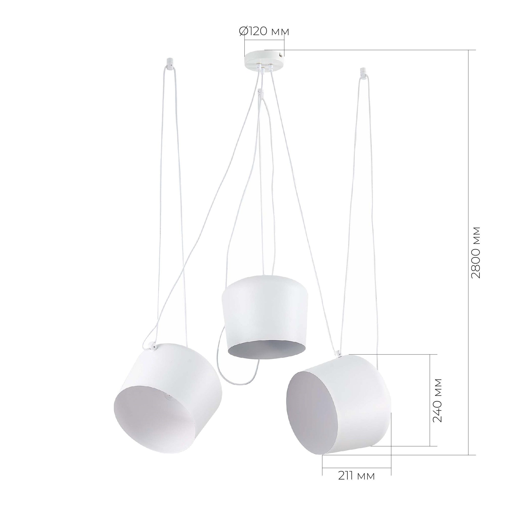 Картинка Подвесная люстра Evoluce Trieste SLE120653-03