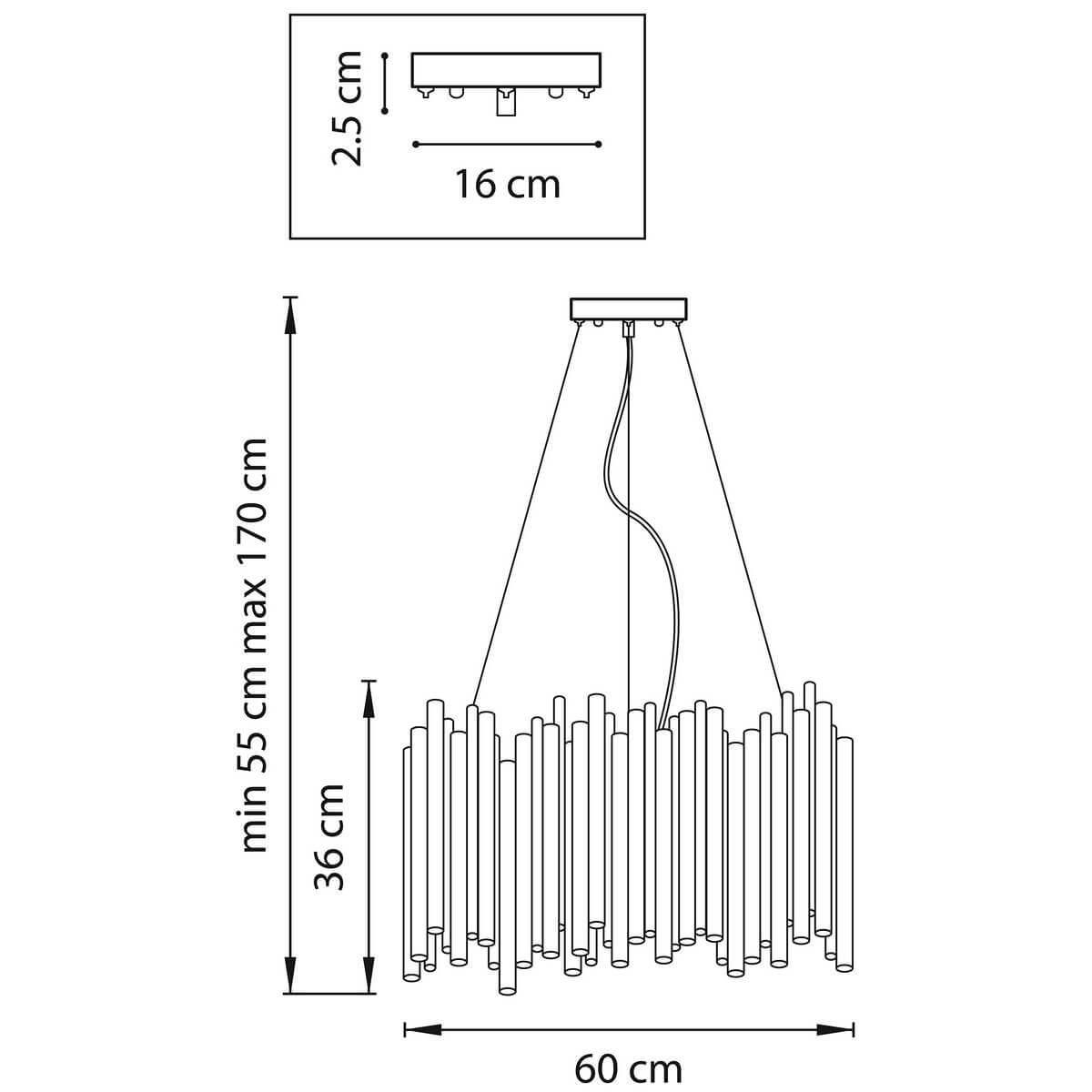 Картинка Подвесная люстра Lightstar Savona 816107