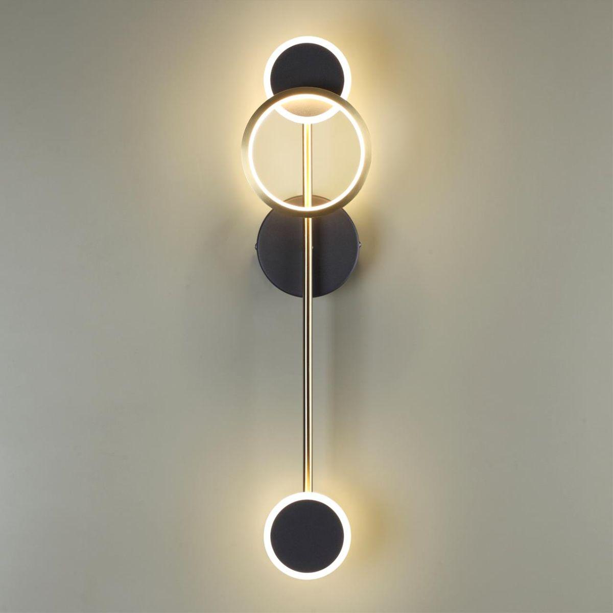 Картинка Настенный светодиодный светильник Odeon Light Midcent Denzel 4321/16WL