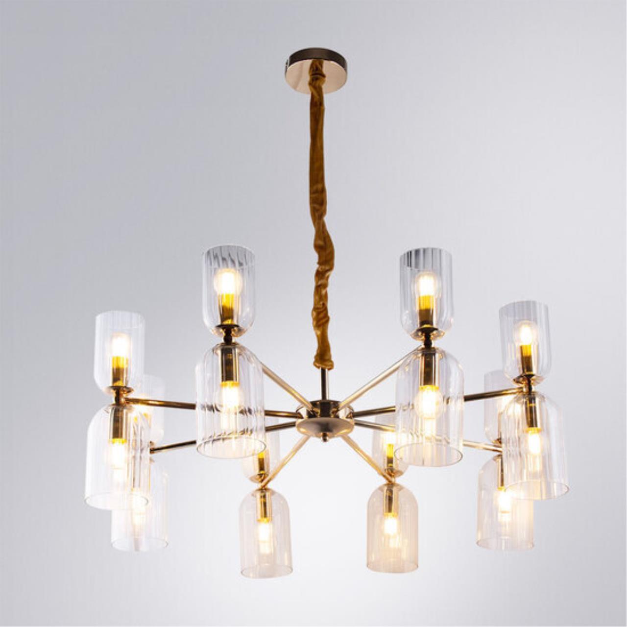 Картинка Подвесная люстра Arte Lamp CHARM A1623LM-16GO