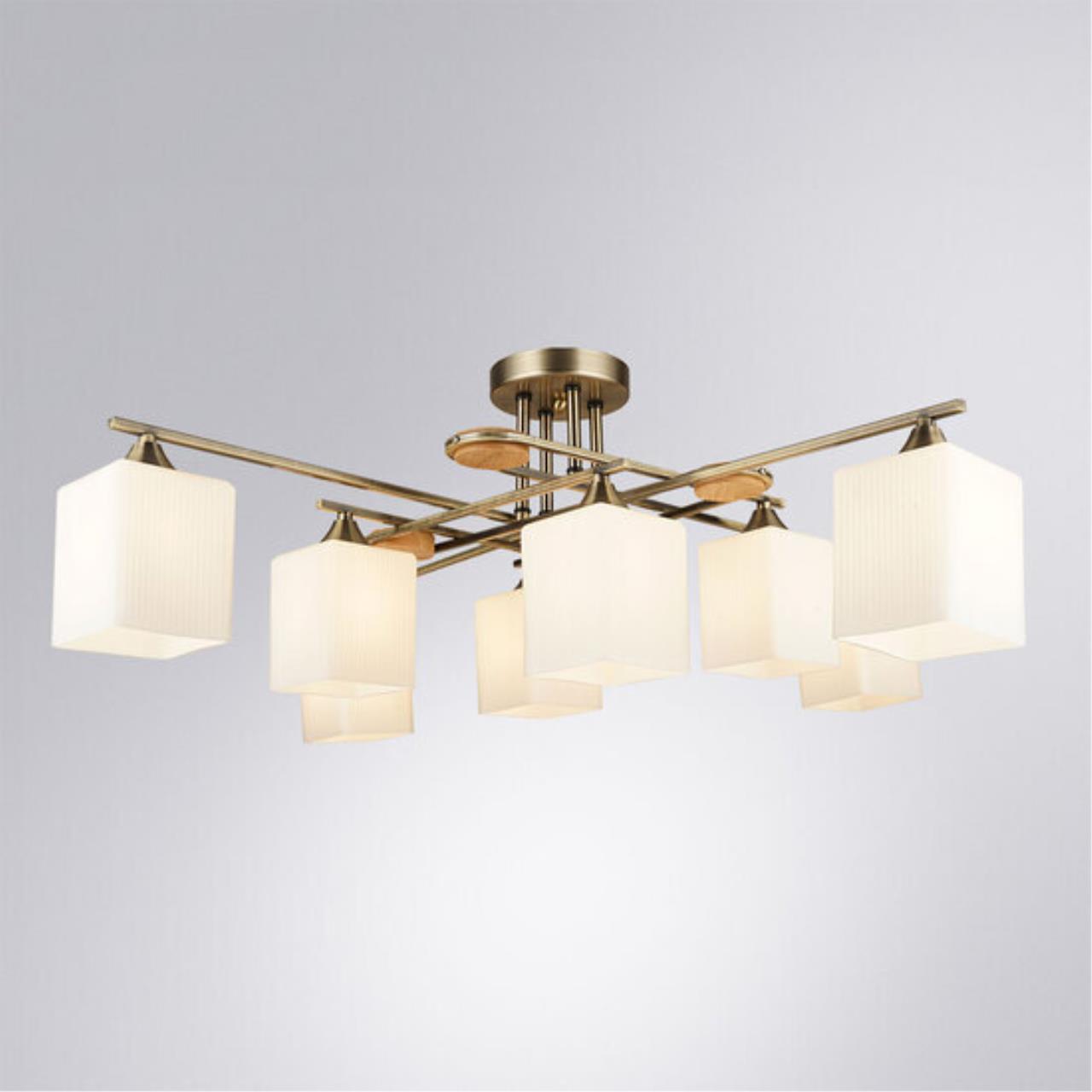 Картинка Потолочная люстра Arte Lamp LARGO A4497PL-8AB
