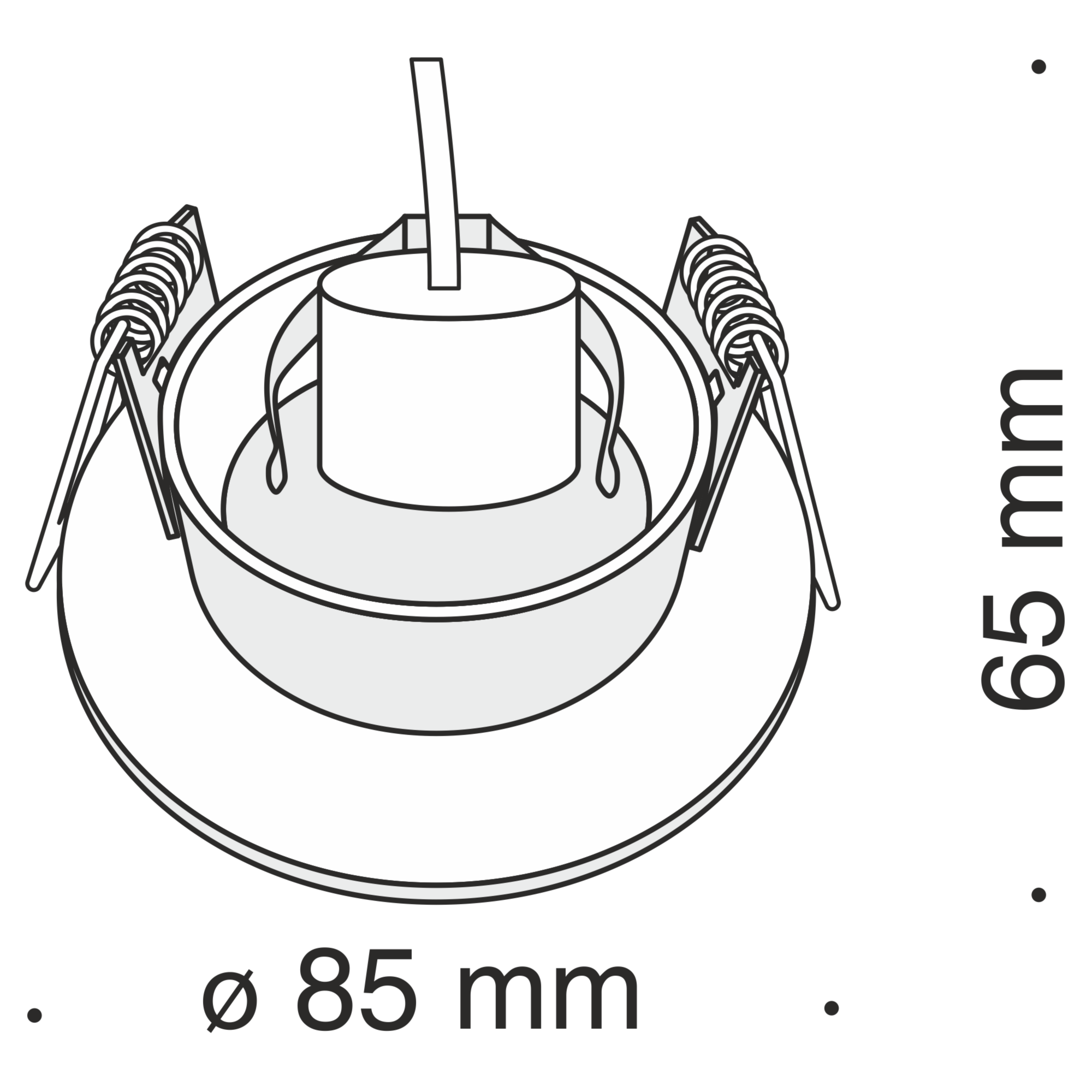 Картинка Встраиваемый светильник Maytoni Slim DL027-2-01B