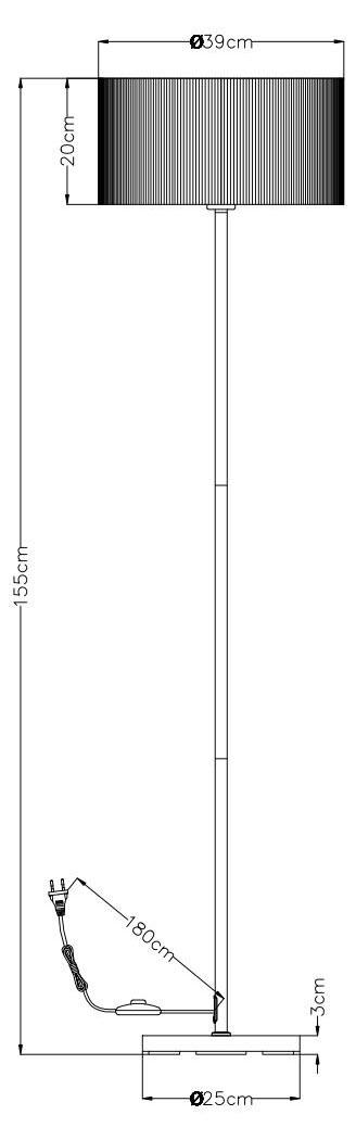 Картинка Торшер Arte Lamp Mallorca A1021PN-1SS