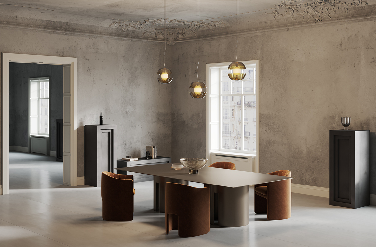 Картинка Подвесной светильник Maytoni MOD322PL-L6G3K