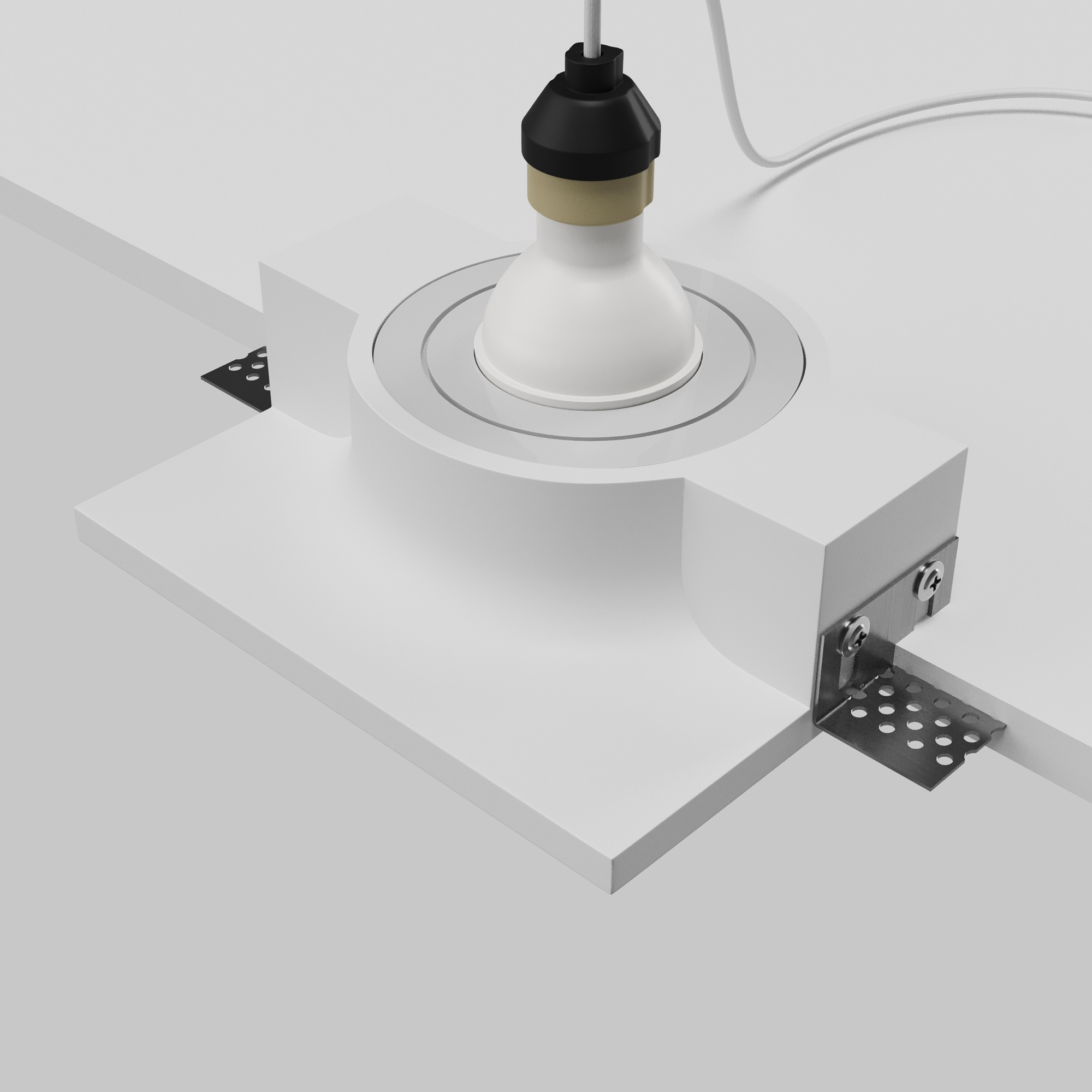 Картинка Встраиваемый светильник Technical DL006-GU10-RD-W