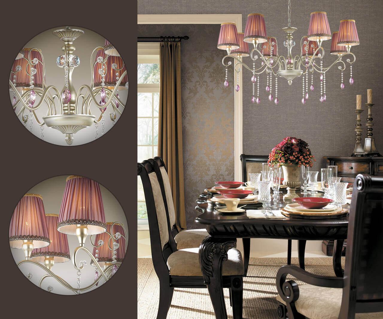 Картинка Подвесная люстра Odeon Light Classic Gaellori 3393/8