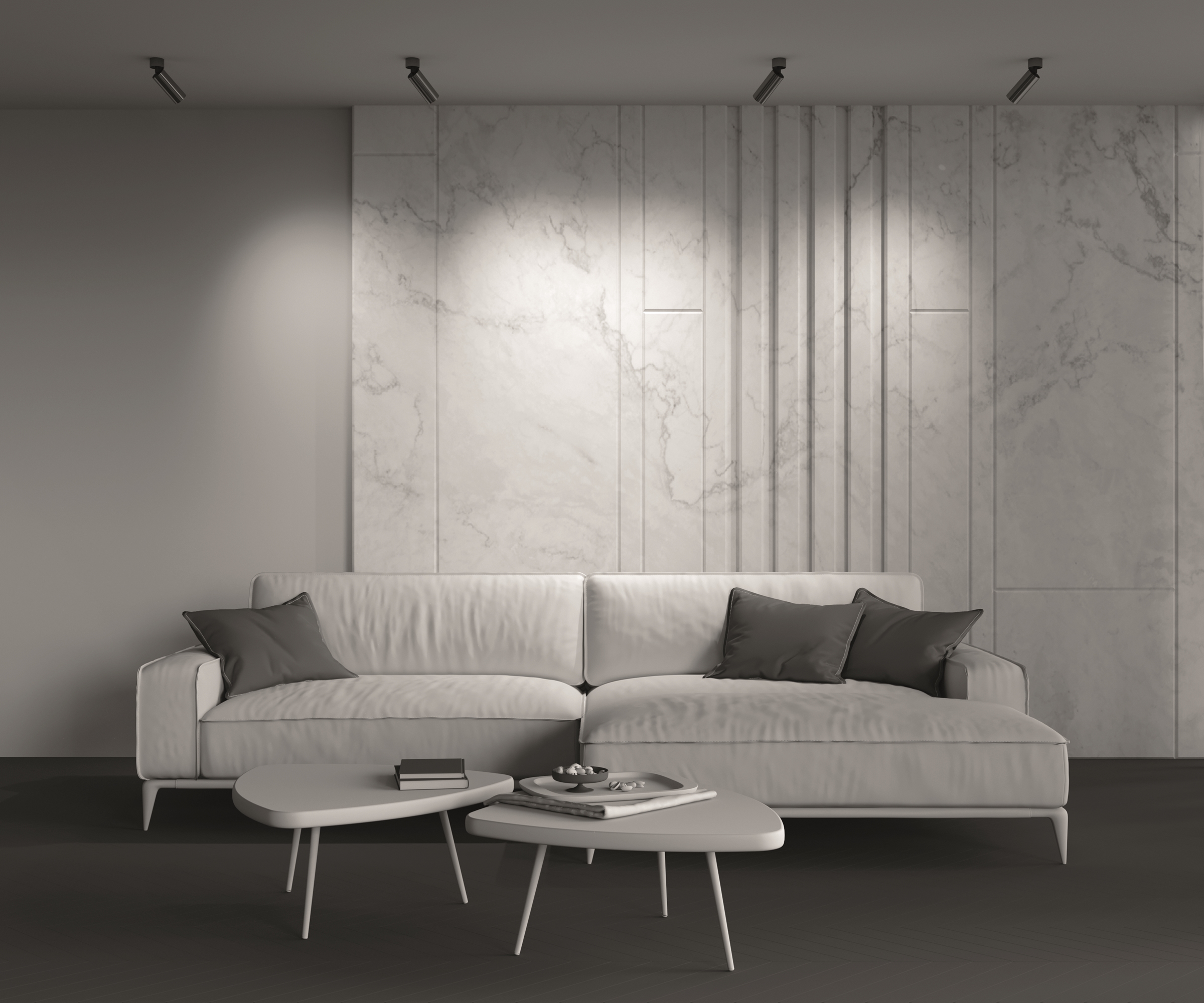 Картинка Потолочный светильник Technical C055CL-L12W3K-W-BS