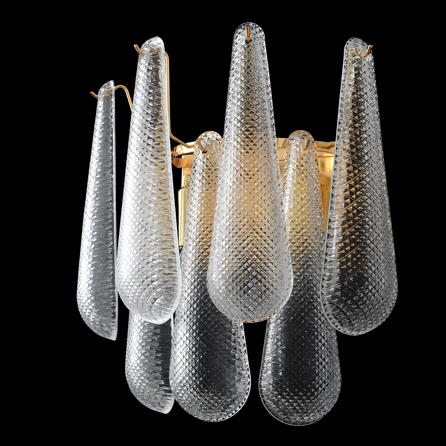 Картинка Настенный светильник Crystal Lux FONTAIN 1802/402