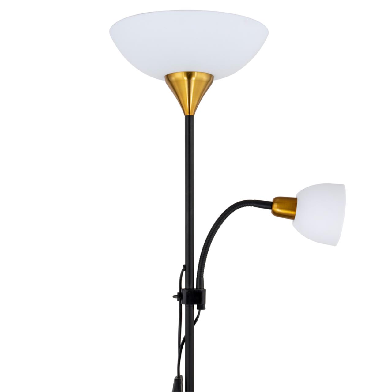 Картинка Торшер Arte Lamp Duetto A9569PN-2BK
