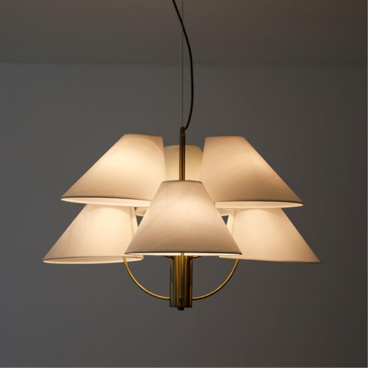 Картинка Подвесная люстра Arte Lamp RONDO A4086LM-6AB