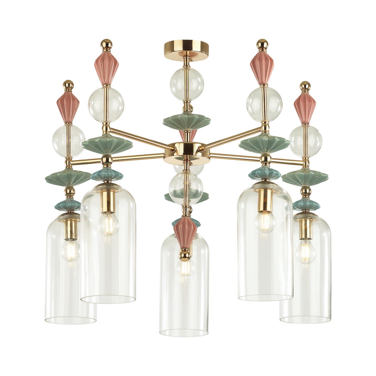 Картинка Подвесная люстра Odeon Light Classic Bizet 4855/5C