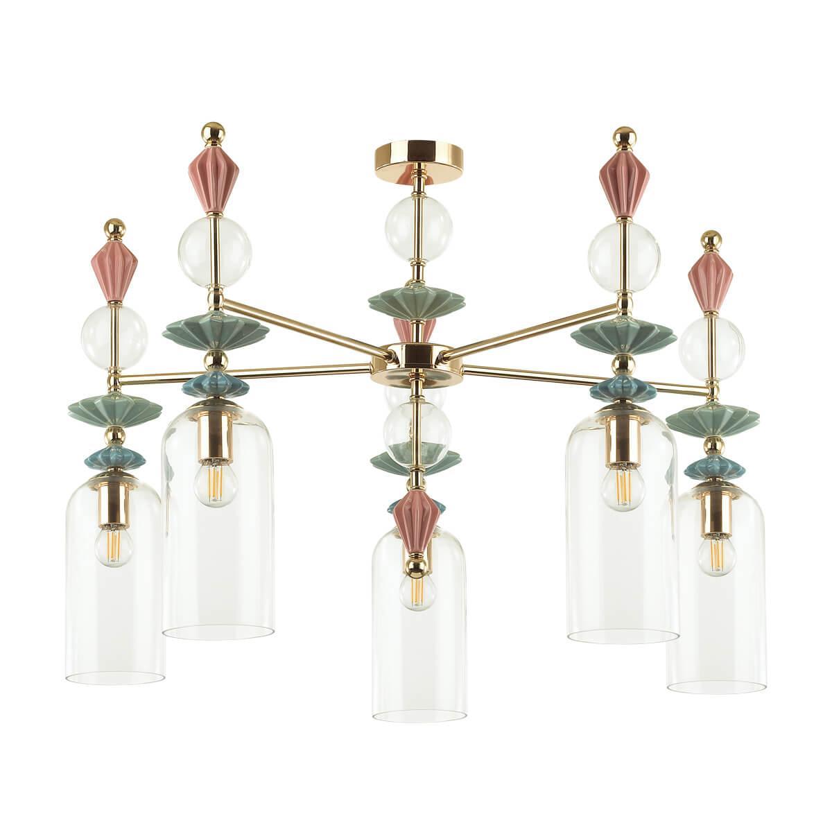 Картинка Подвесная люстра Odeon Light Classic Bizet 4855/5C