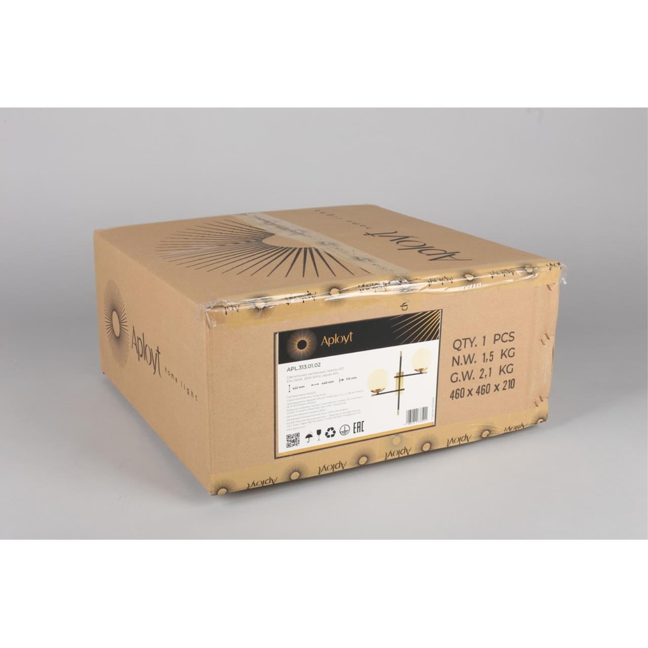 Картинка APL.313.01.02 Светильник настенный Aployt Kristina