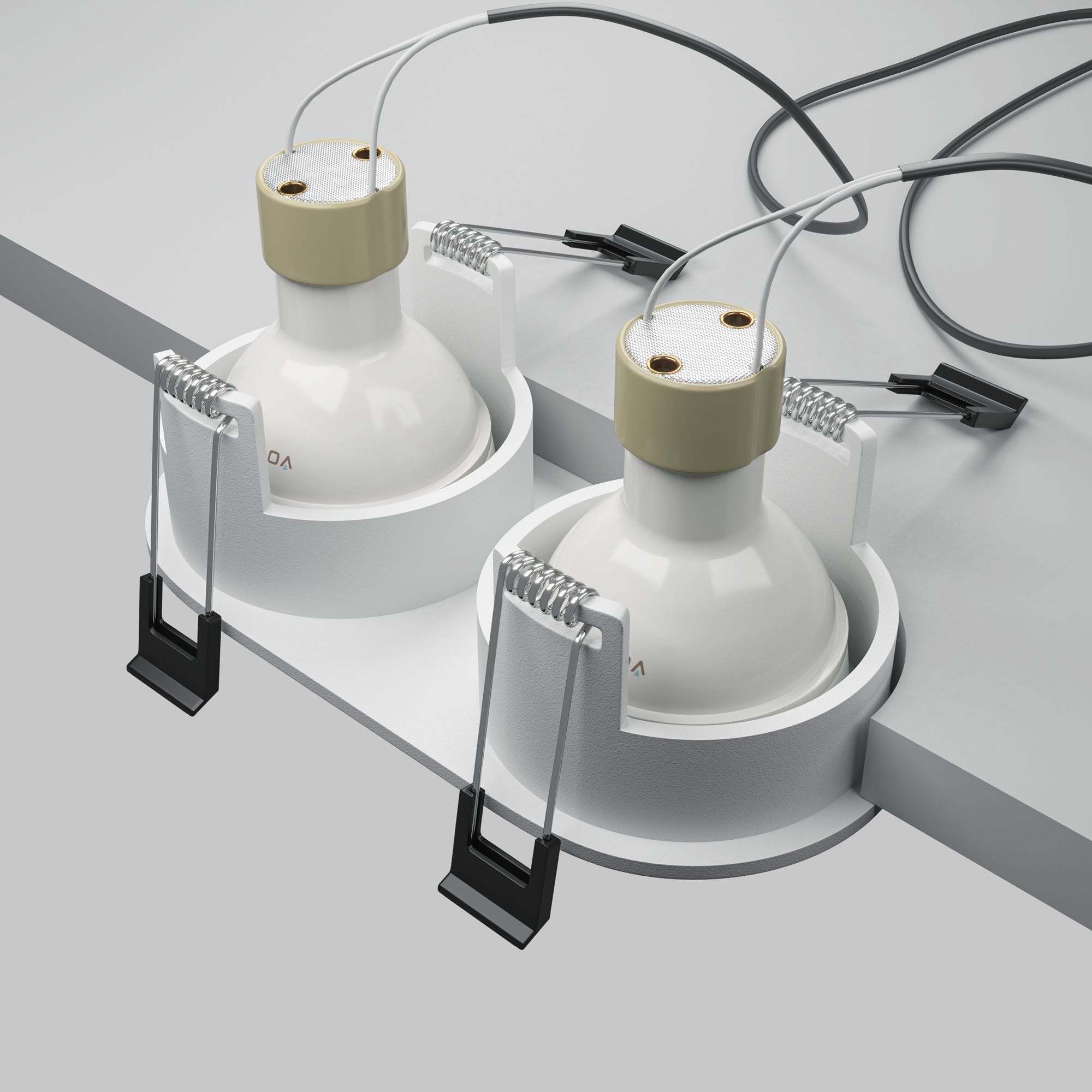 Картинка Встраиваемый светильник Technical DL126-02-GU10-W