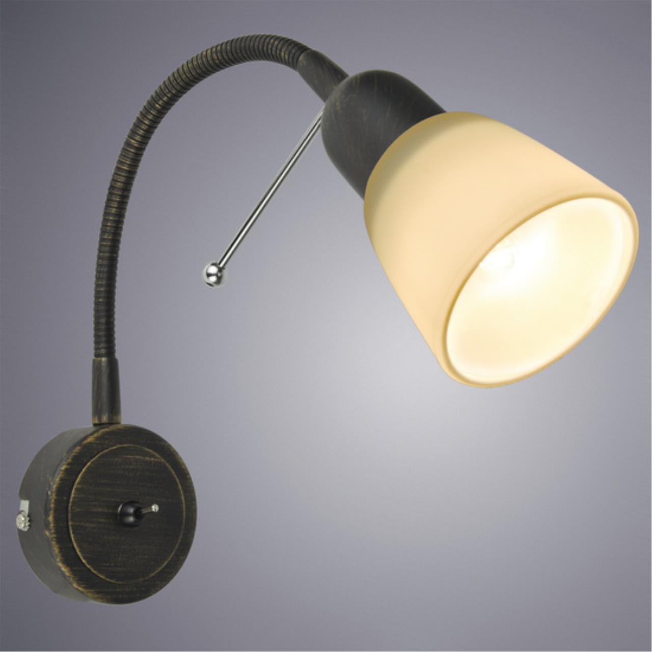 Картинка Спот Arte Lamp Lettura A7009AP-1BR