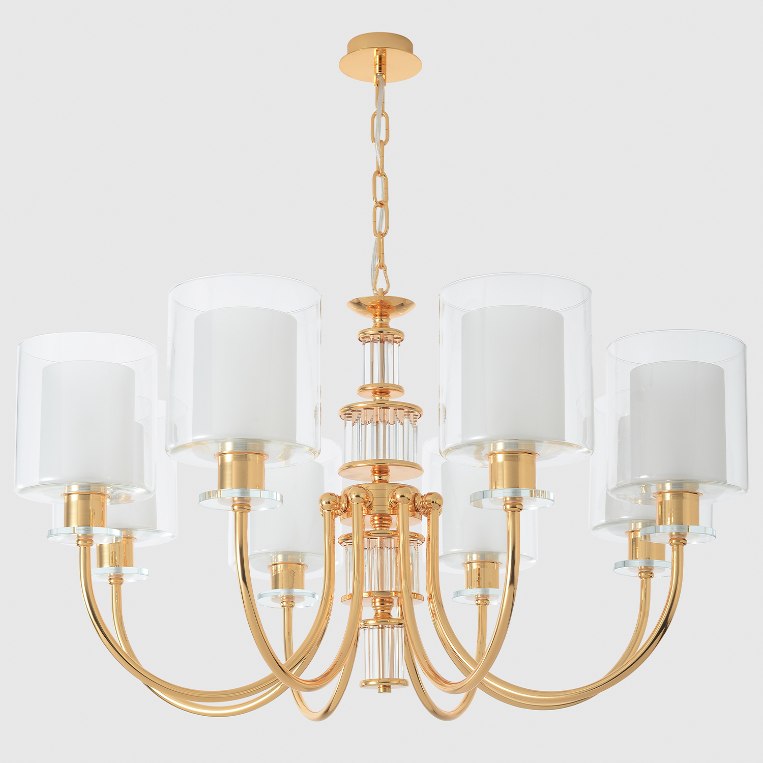 Картинка Люстра Crystal Lux ELENA 1621/308