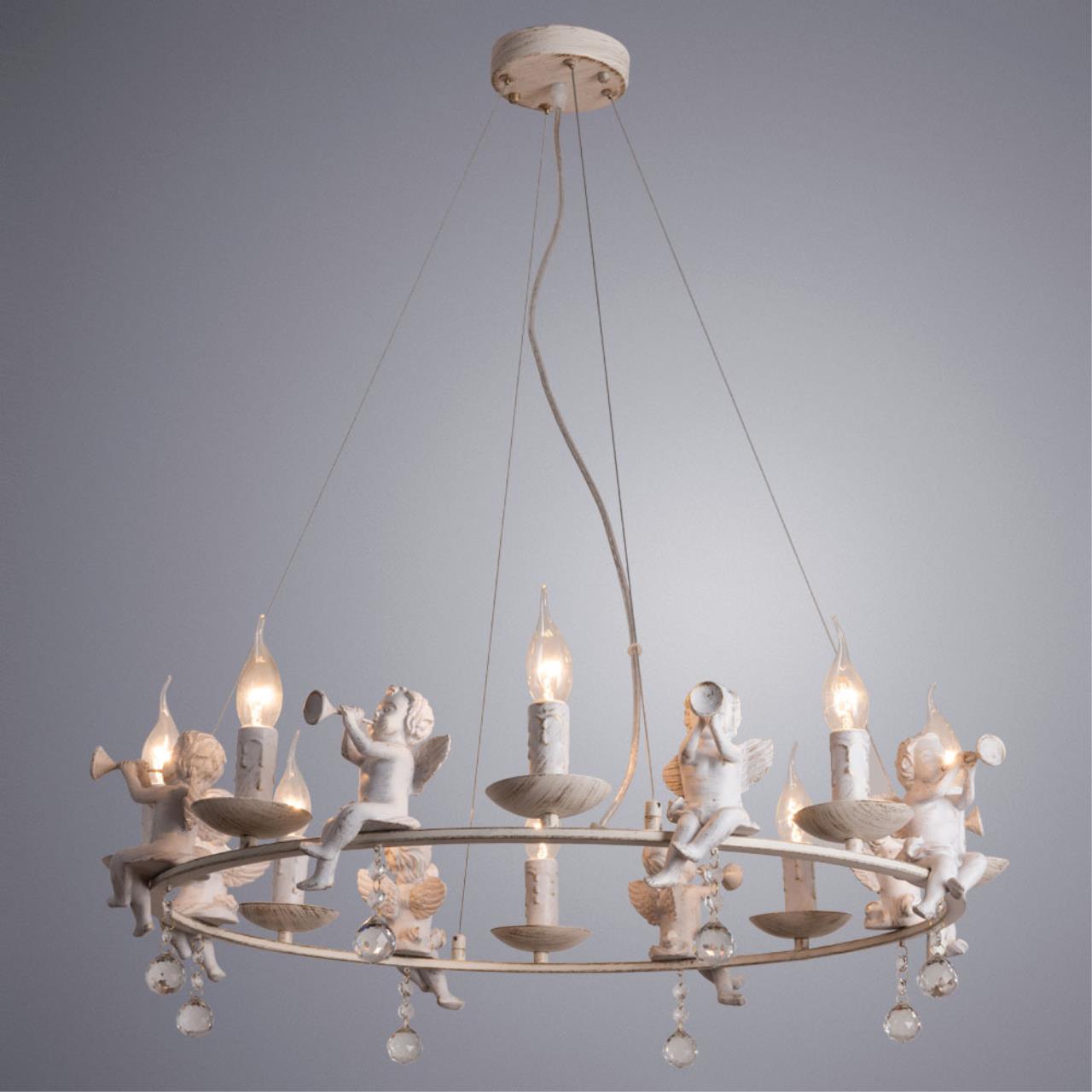 Картинка Подвесная люстра Arte Lamp Amur A1133SP-8WG