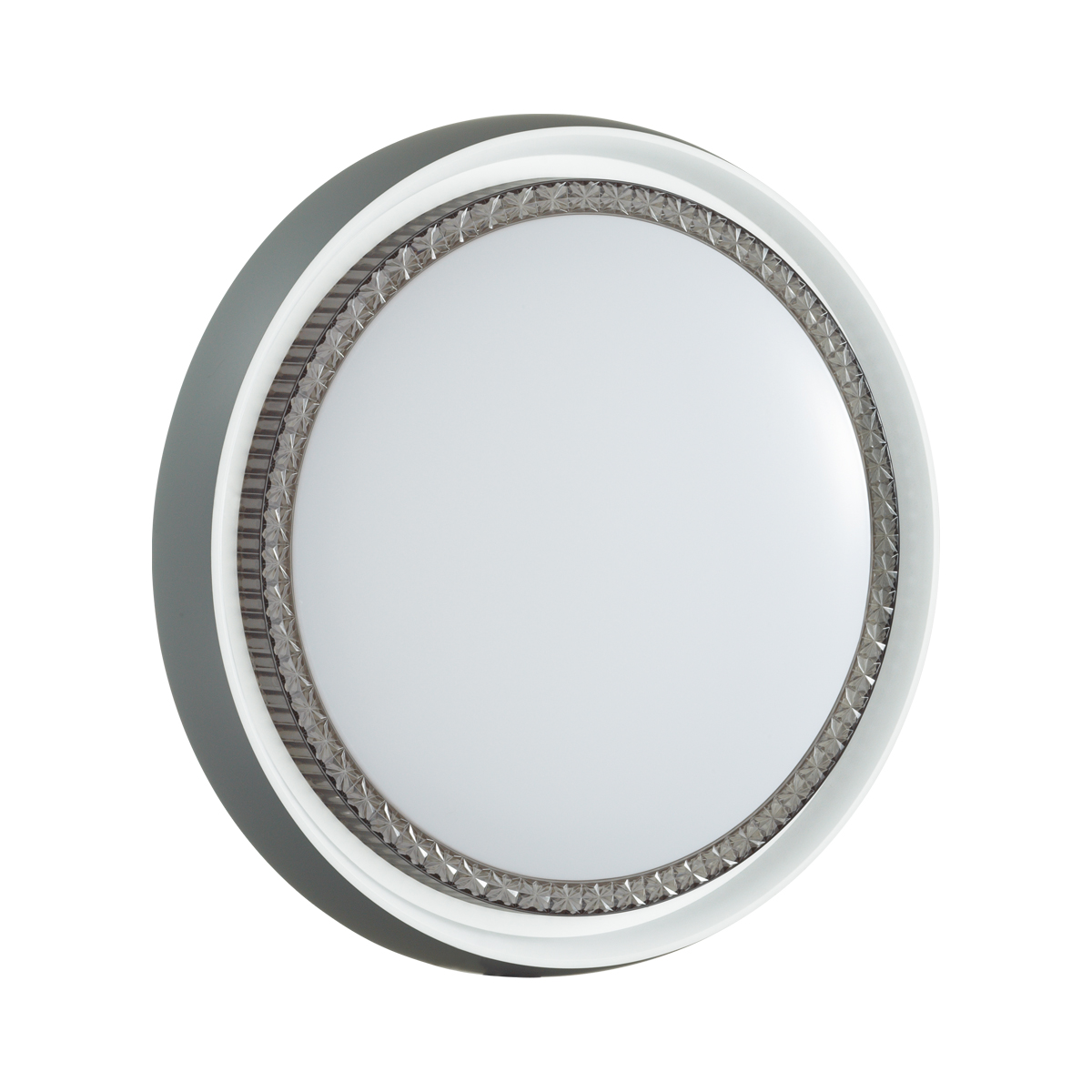 7644/ELN PALE SN 186 Светильник пластик/белый/серый LED 76Вт 3000/4000/6000К D520 IP43 CCT RAHIG