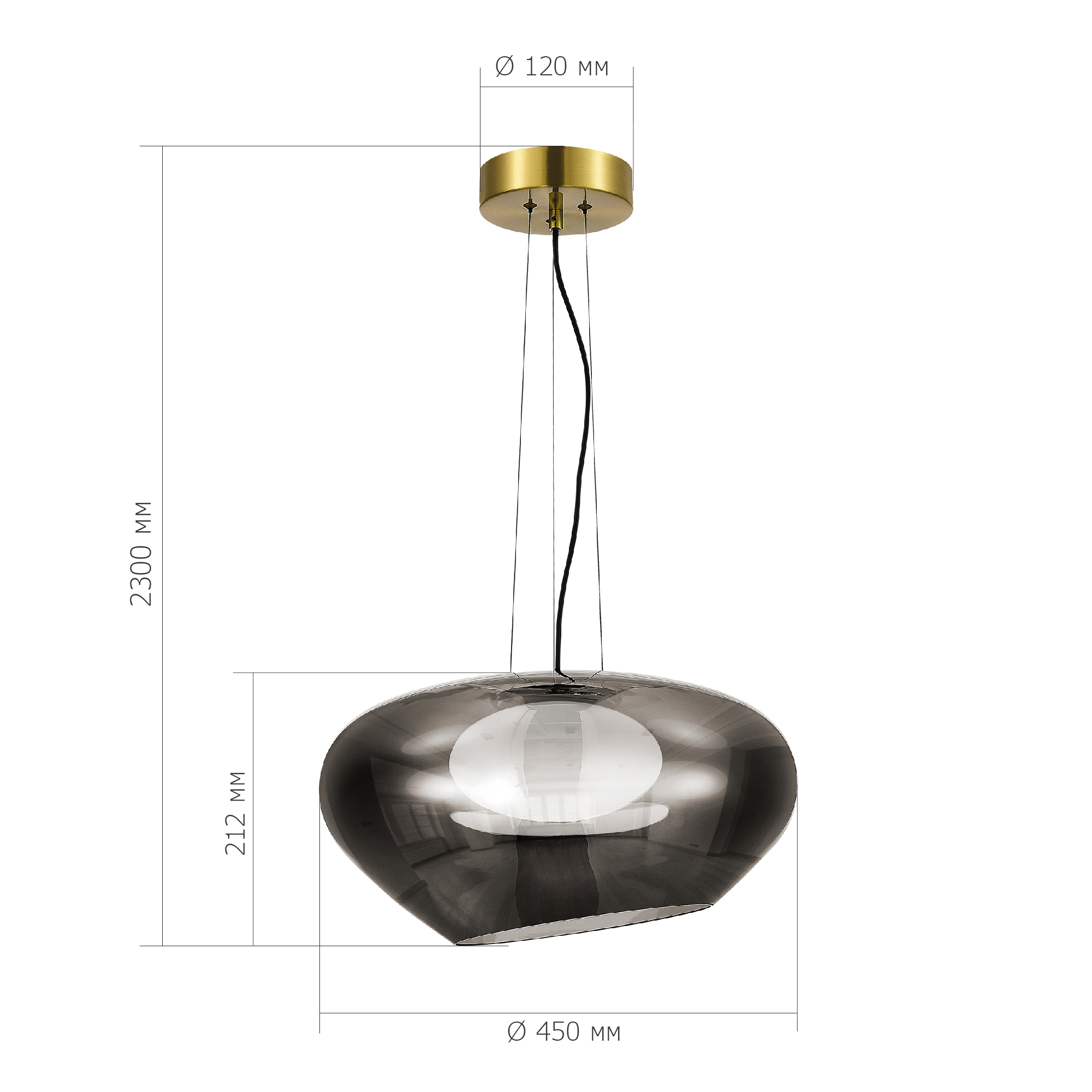Картинка SL6019.313.01 Светильник подвесной ST-Luce FORAY