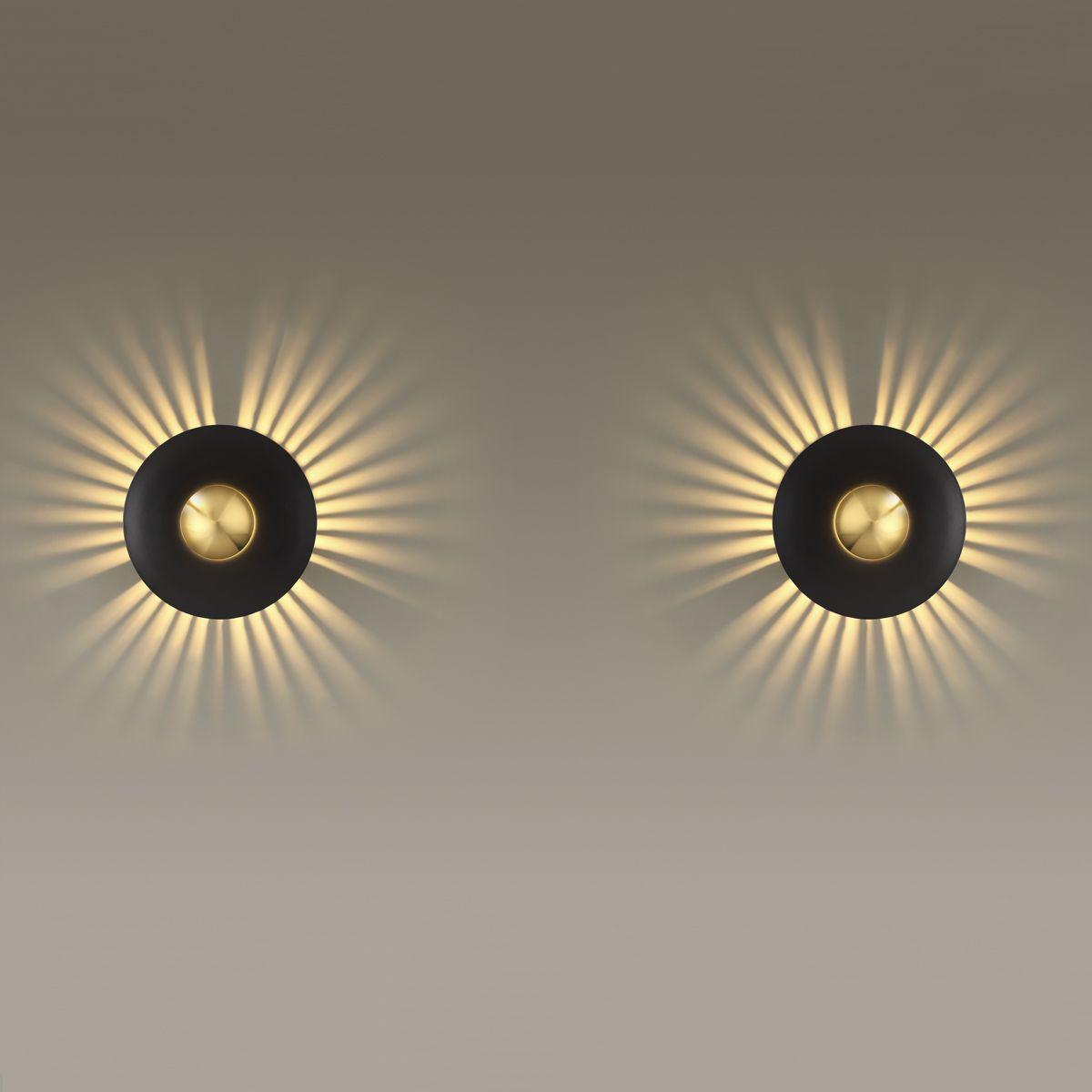 Картинка Настенный светодиодный светильник Odeon Light Midcent Adamas 4223/13WL