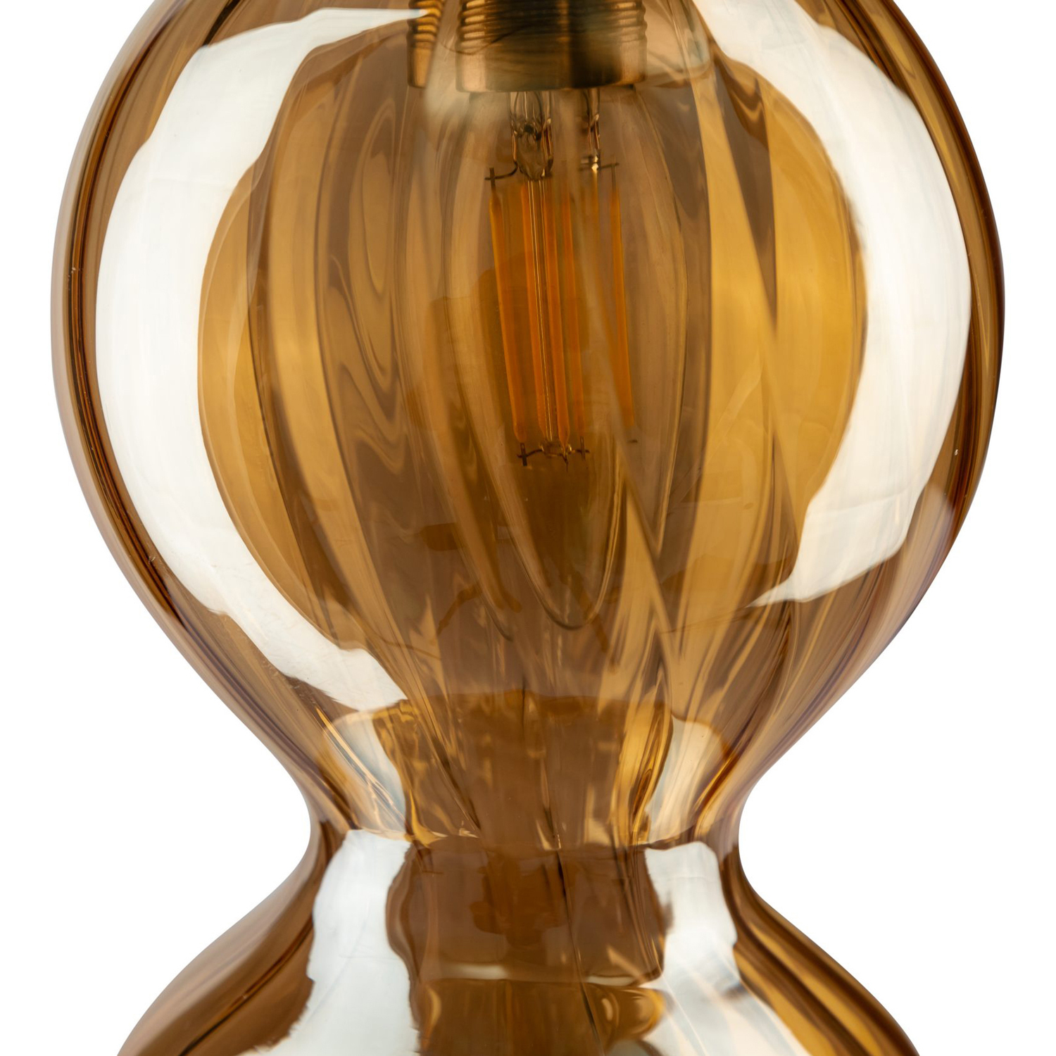 Картинка Светильник подвесной Crystal Lux IRIS SP1 B AMBER Crystal Lux 2073/201