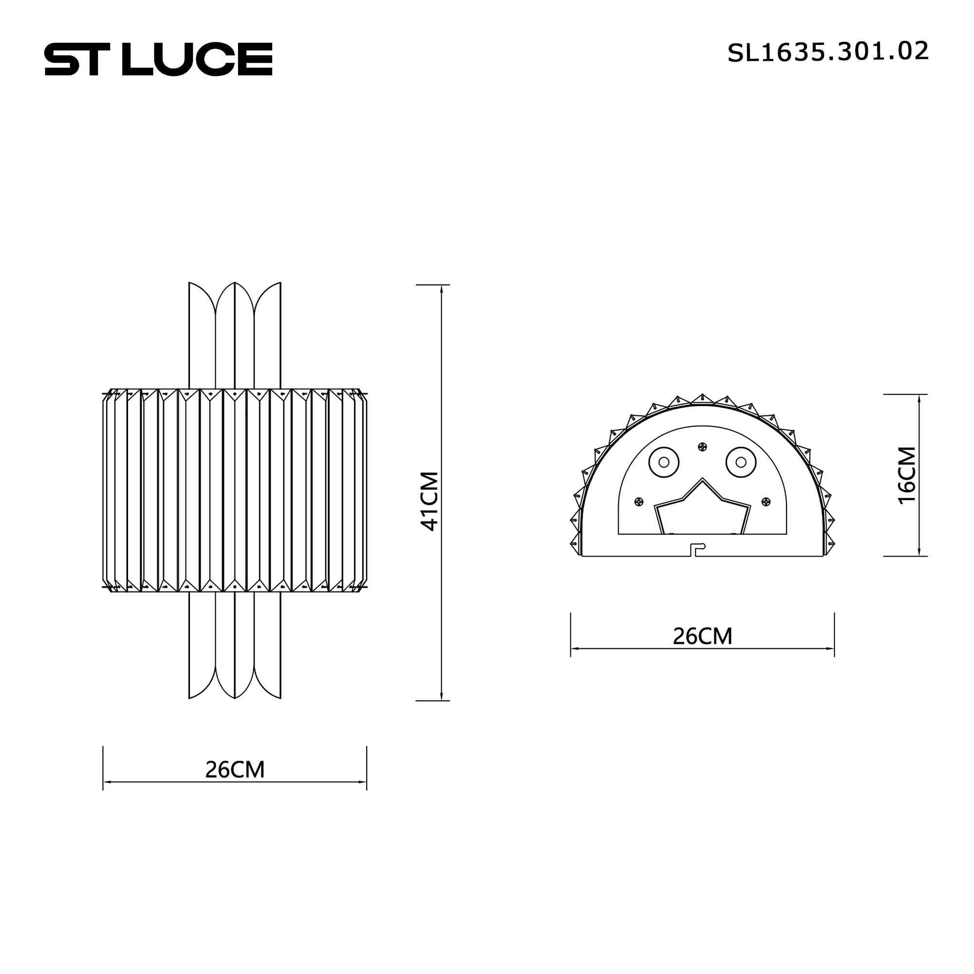 Картинка SL1635.301.02 Настенный светильник ST-Luce 