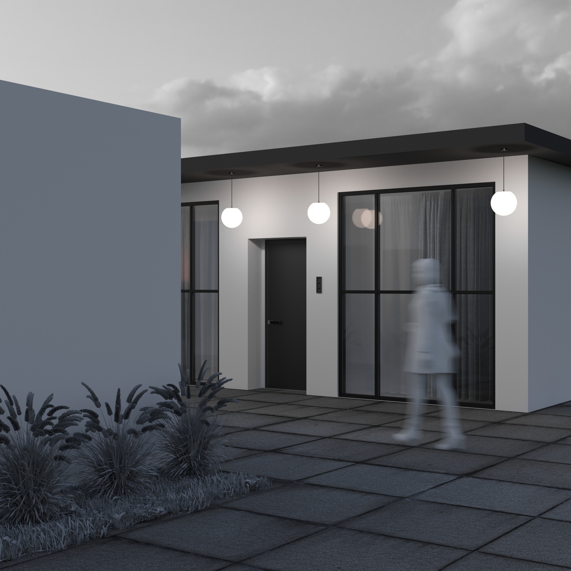 Картинка Подвесной светильник Outdoor O594PL-01B