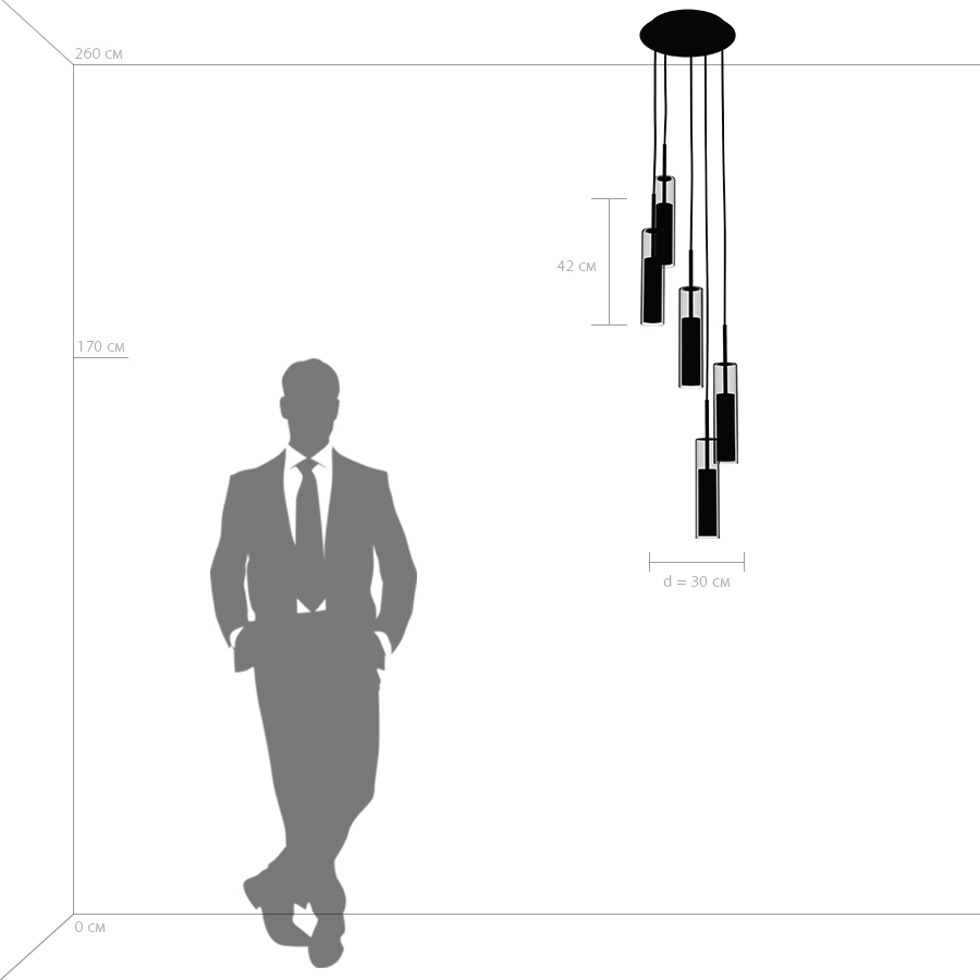 Картинка Подвесная люстра Lightstar Cilino 756057