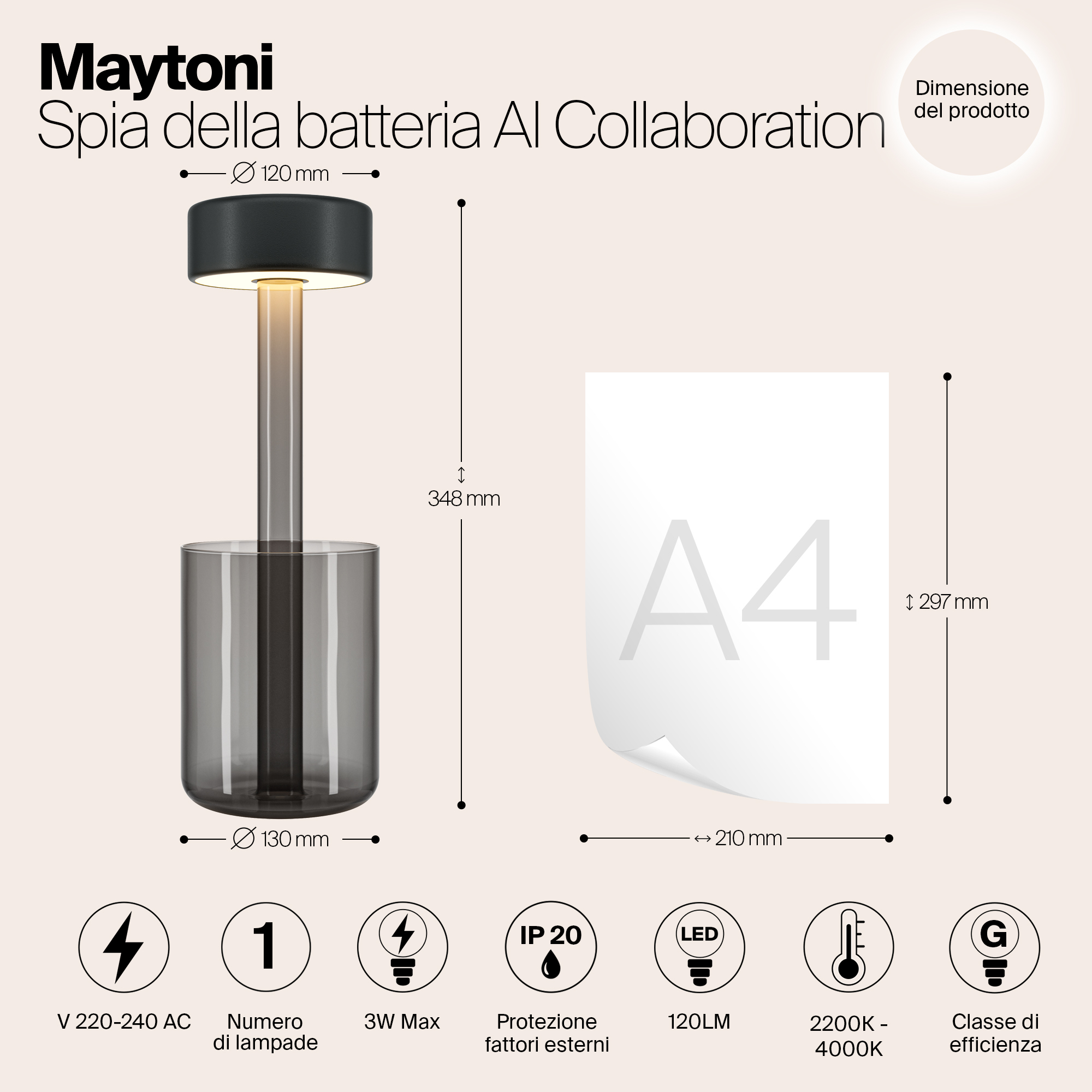 Картинка Аккумуляторный светильник Maytoni MOD229TL-L3B3K3