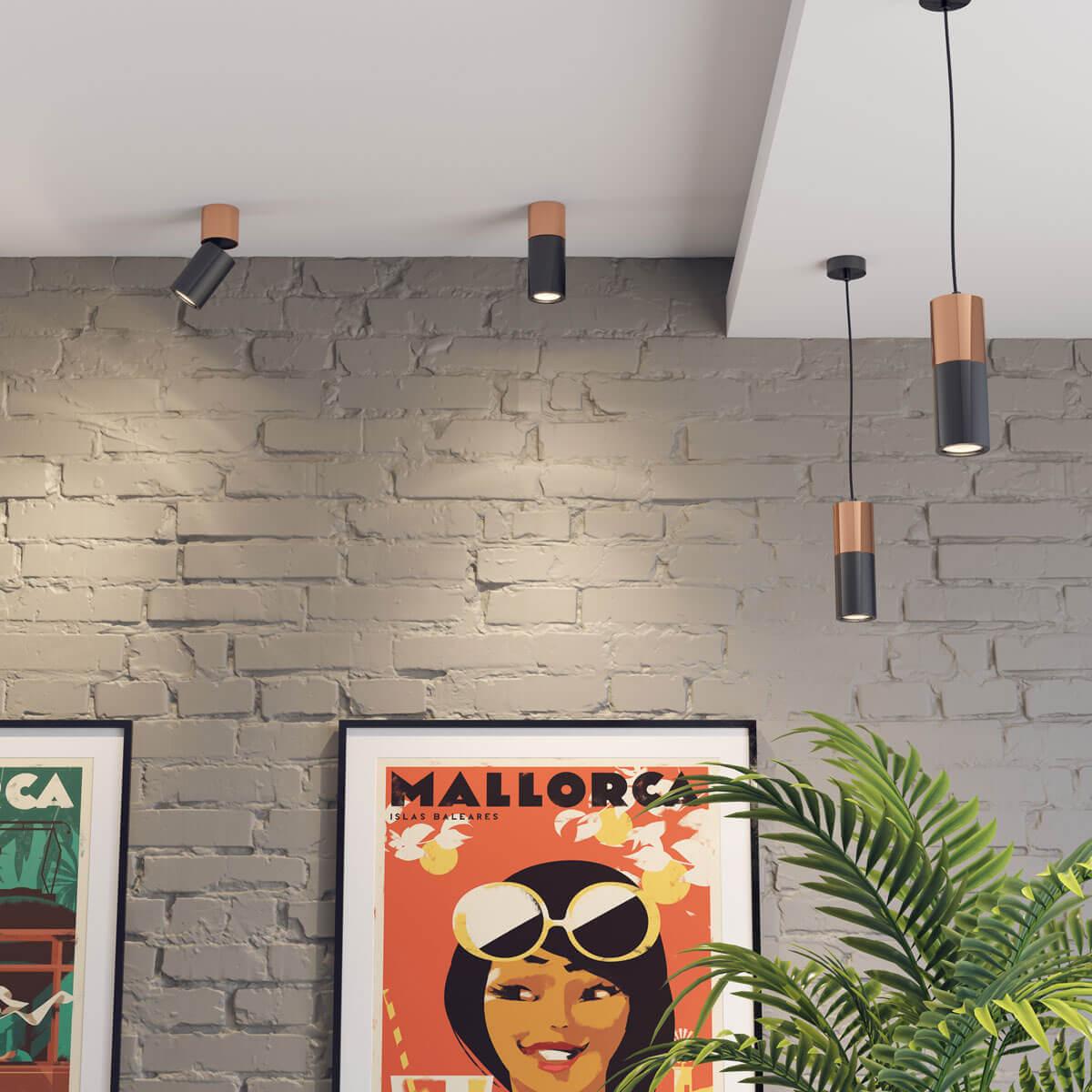 Картинка Подвесной светильник Odeon Light Duetta Hightech 3583/1