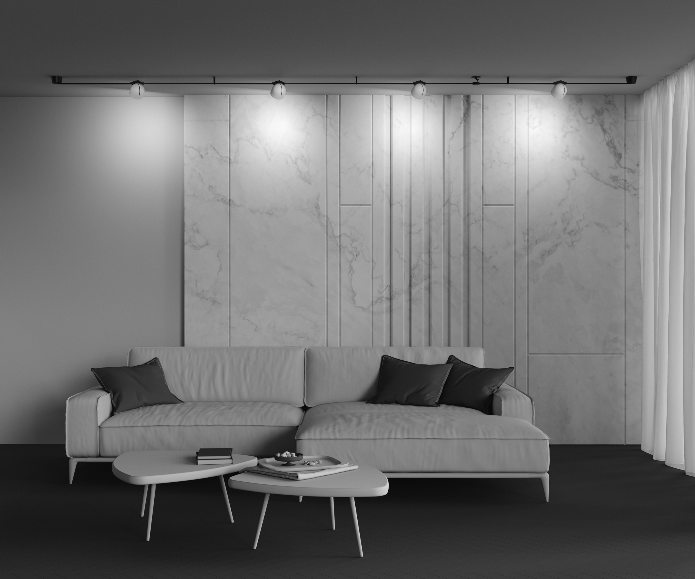 Картинка Потолочный светильник Technical TR124B-12W4K-W