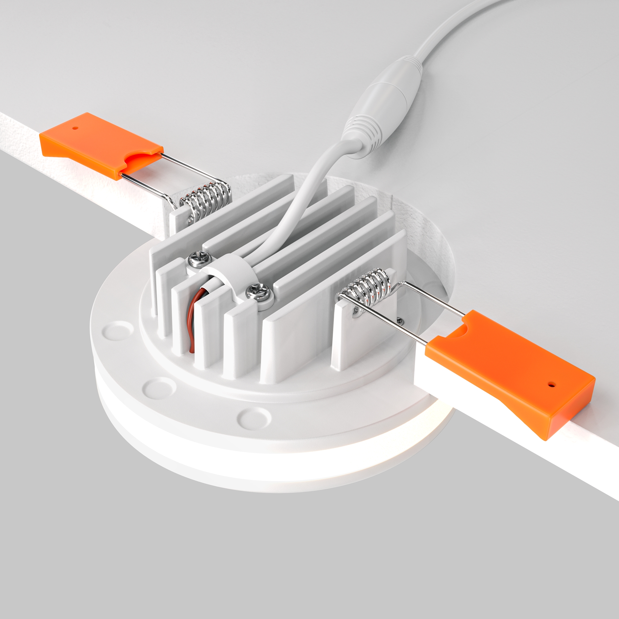 Картинка Встраиваемый светодиодный светильник Maytoni Phanton DL2001-L7W