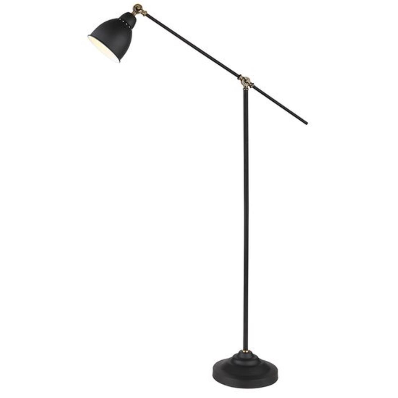 Картинка Торшер Arte Lamp Braccio A2054PN-1BK