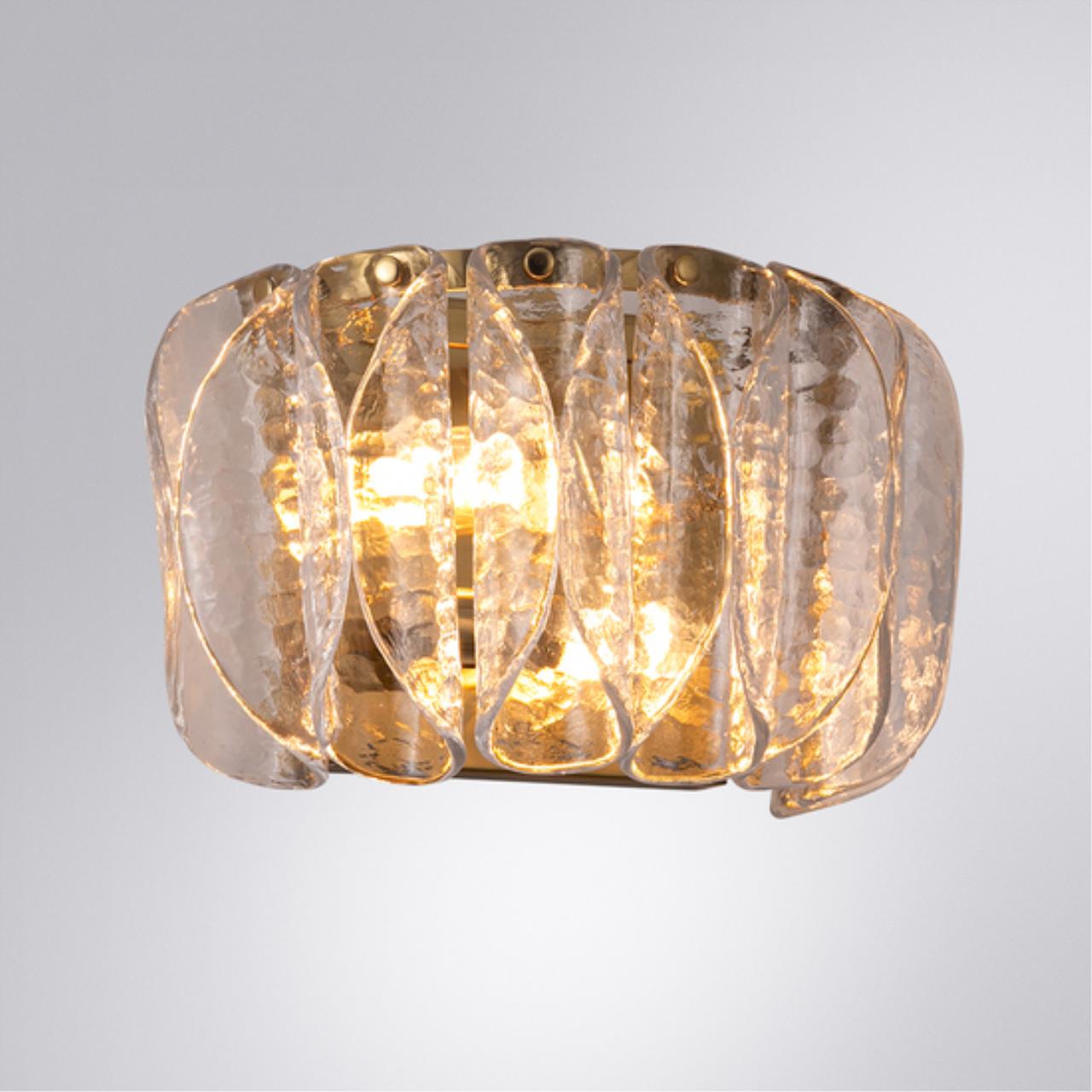 Картинка Настенный светильник Arte Lamp EVELYN A4073AP-2PB
