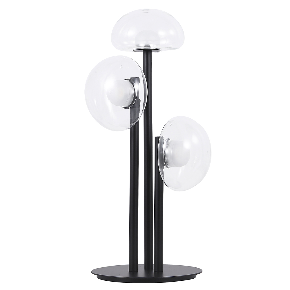 Настольная лампа Crystal Lux BOSQUE LG3 BLACK/TRANSPARENT Crystal Lux 0270/503