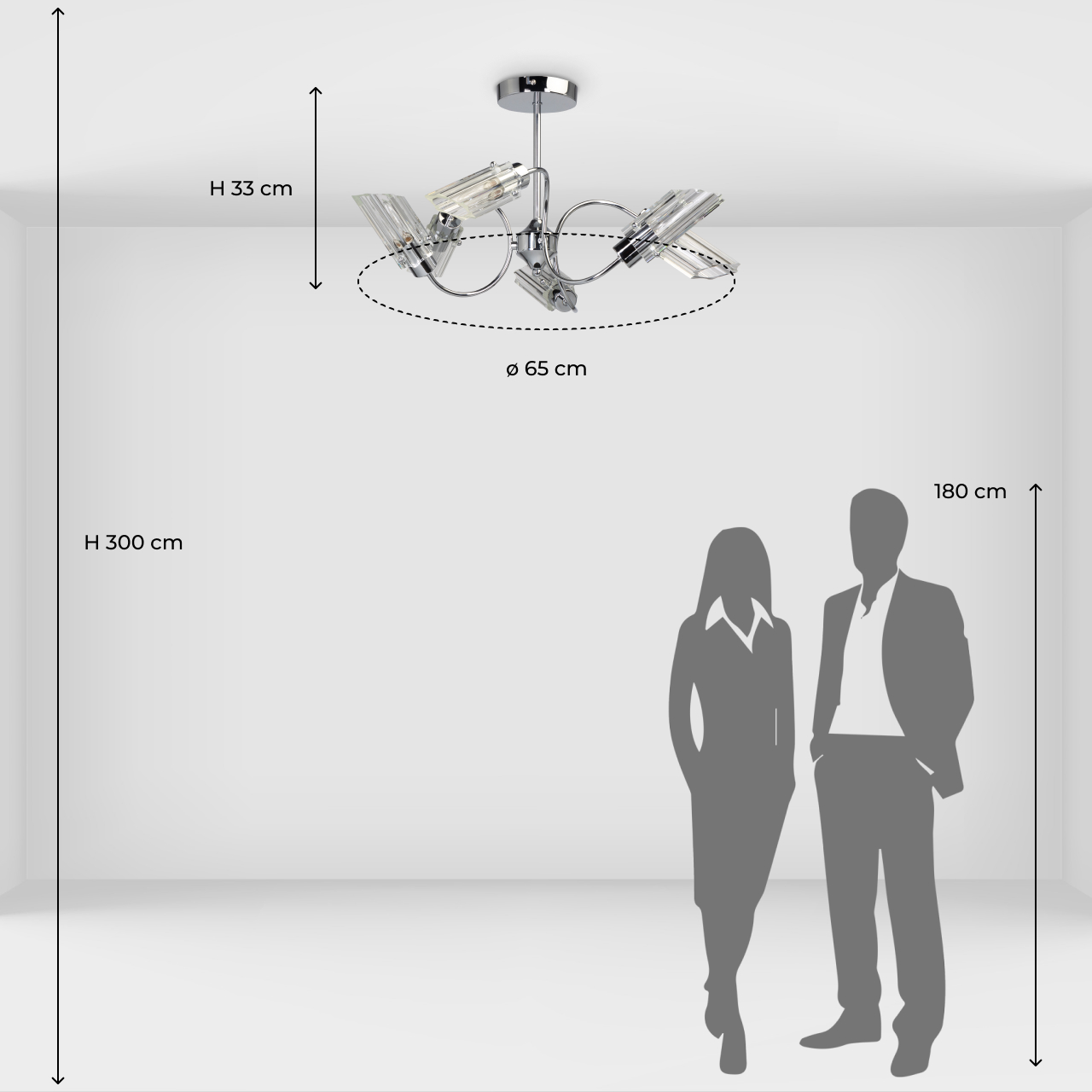 Картинка 106011406 Олимпия 6*40W E14 220 V люстра