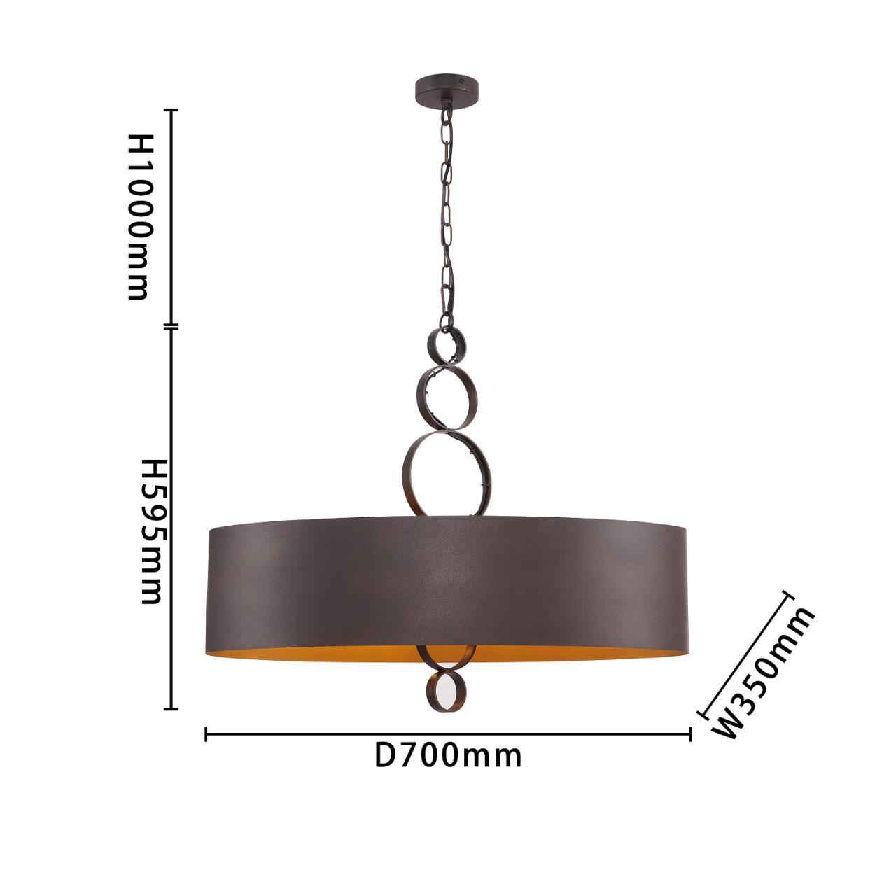 Картинка Подвесная люстра Ferrous 4007-6P