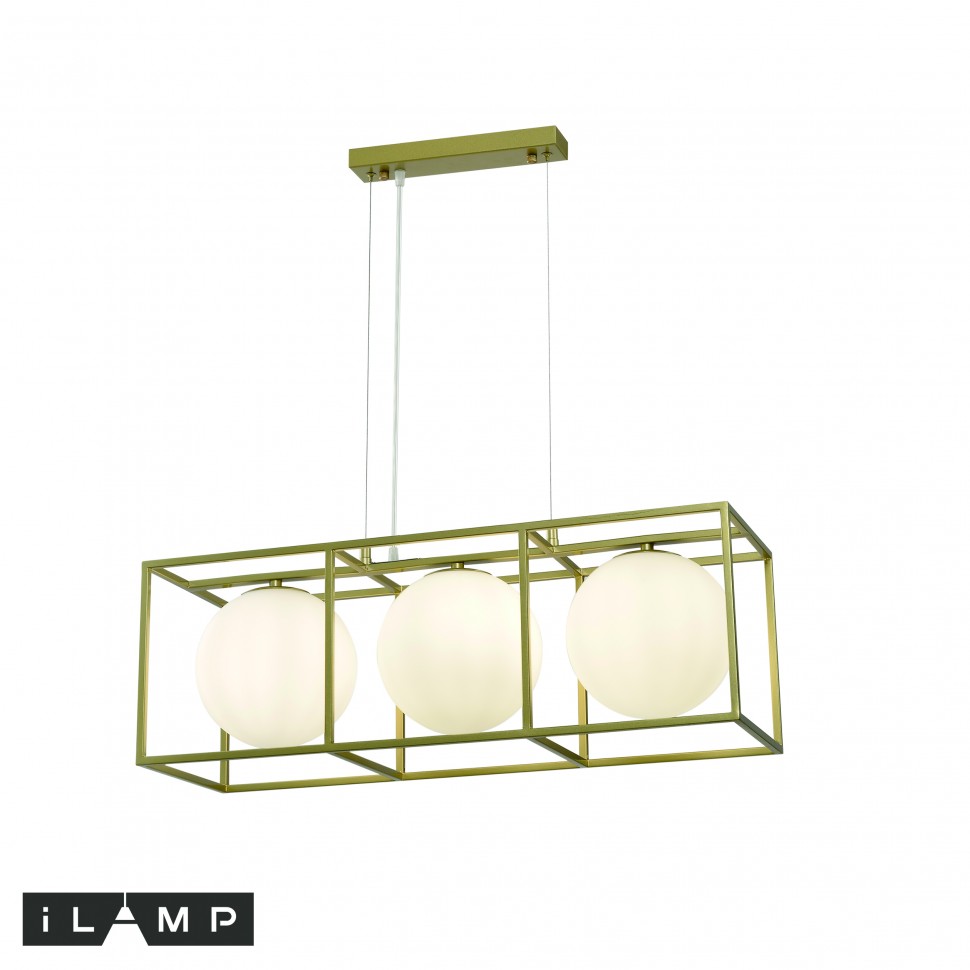 подвесной светильник ilamp golden p2484-3 gold, доставка по Казахстану 