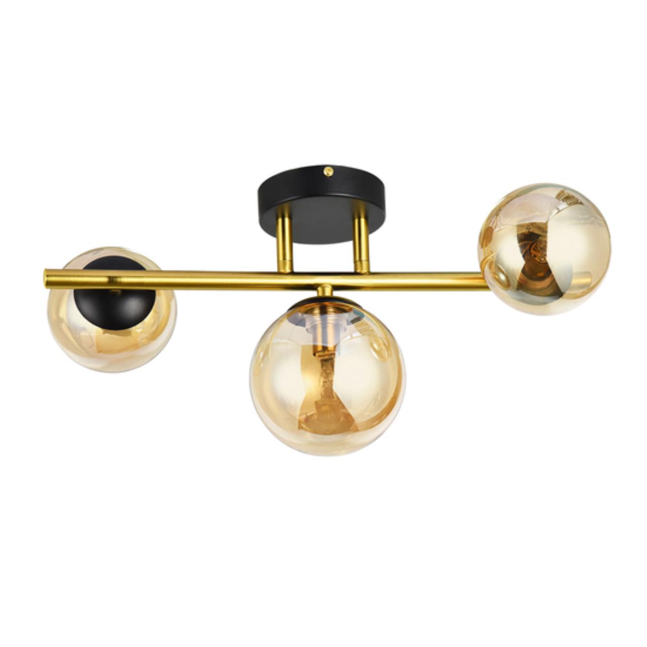 Картинка Настенно-потолочный светильник Arte Lamp GEMINI A2243PL-3PB