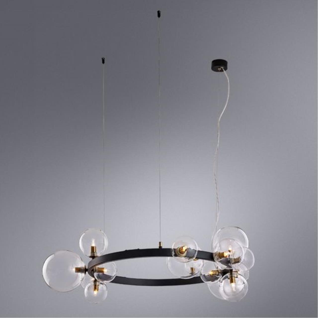 Картинка Подвесная люстра Arte Lamp Vincent A7790SP-15BK