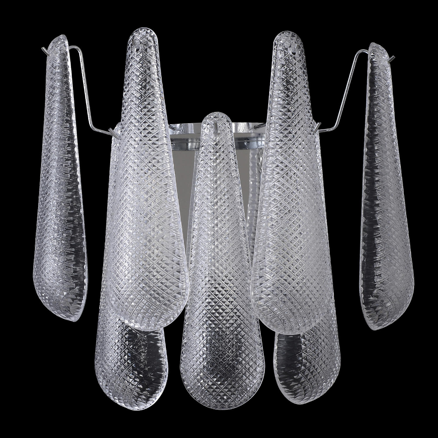 Картинка Настенный светильник FONTAIN AP2 CHROME Crystal Lux 1803/402