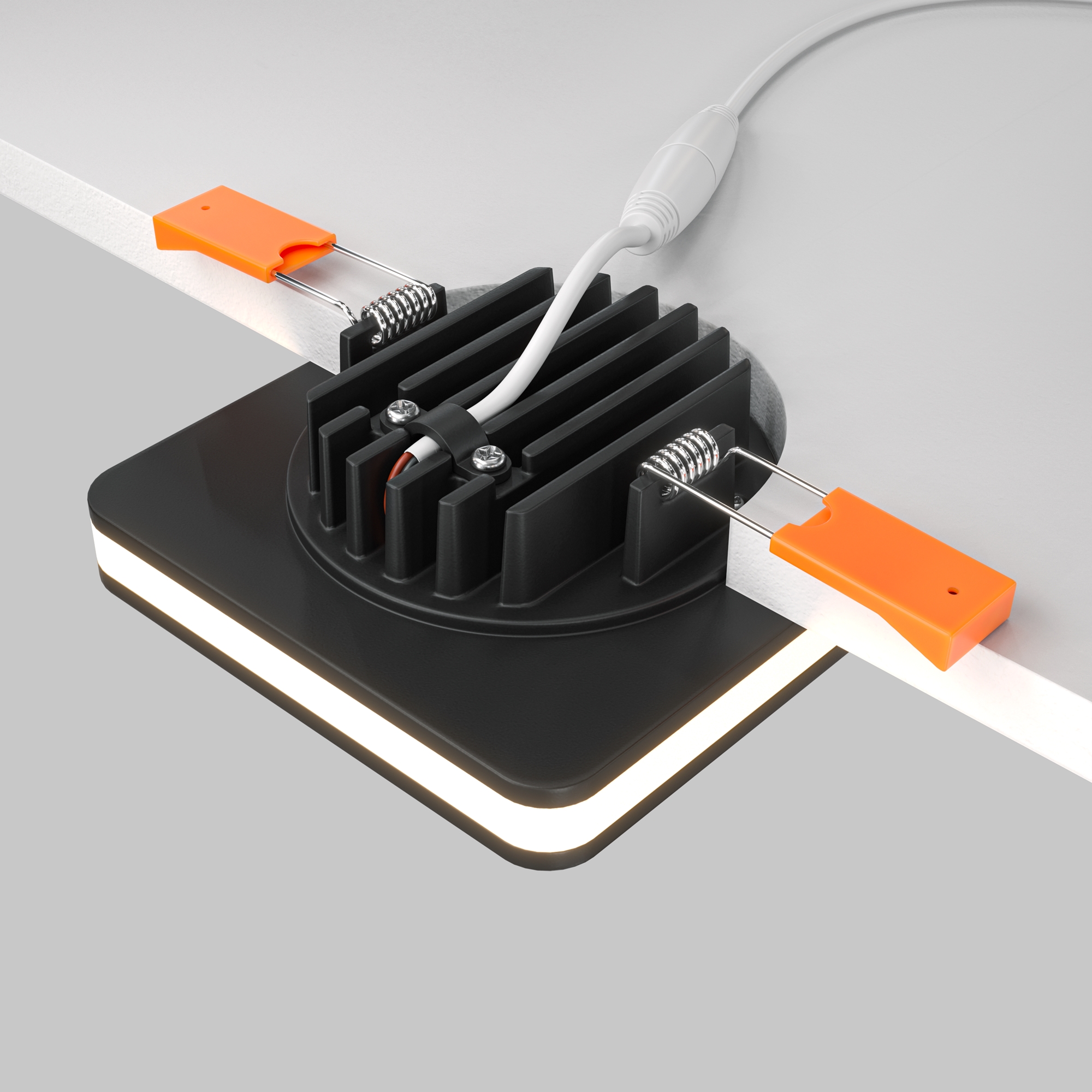 Картинка Встраиваемый светодиодный светильник Maytoni Phanton DL2001-L12B