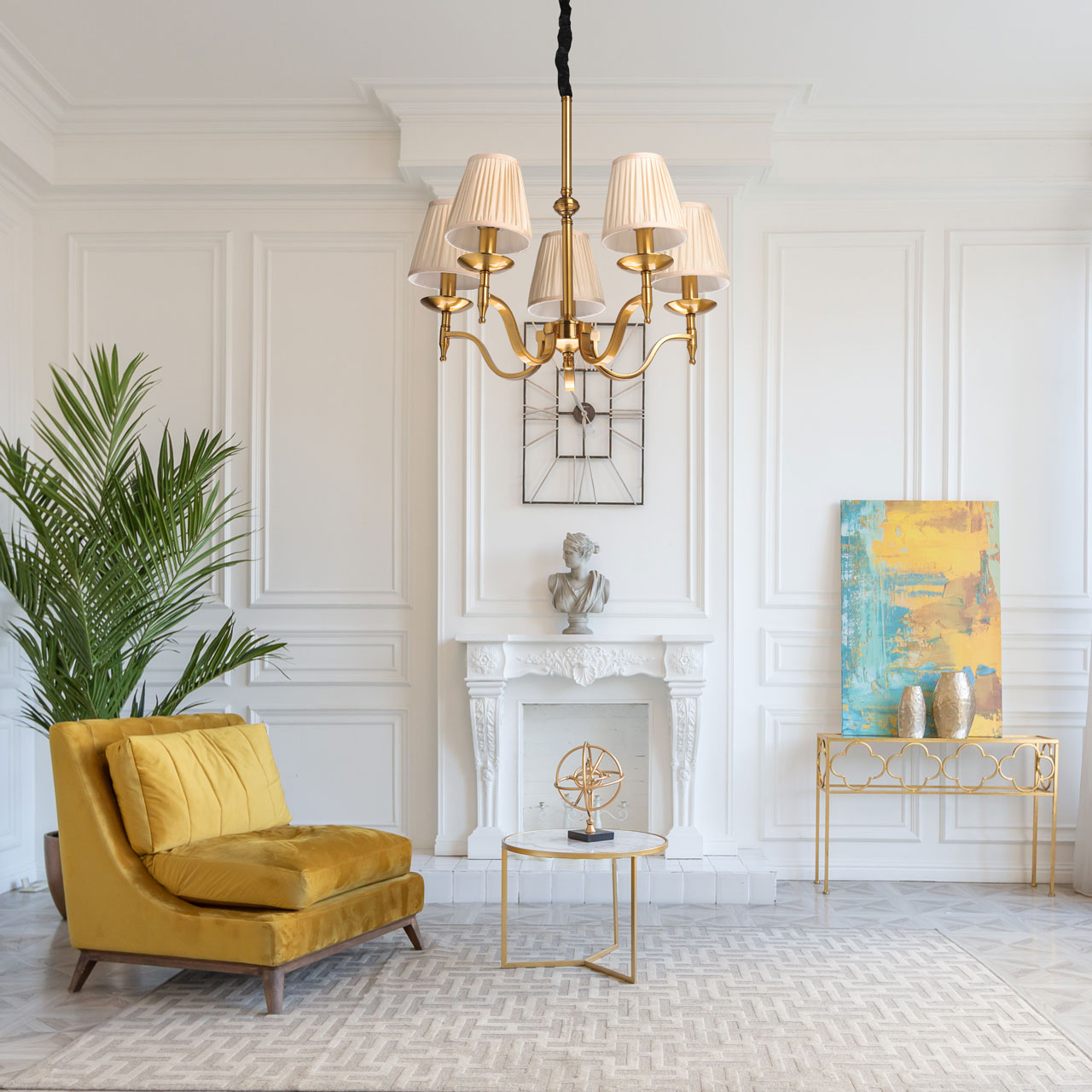 Картинка 444012205 Вирджиния 5*40W E14 220 V люстра